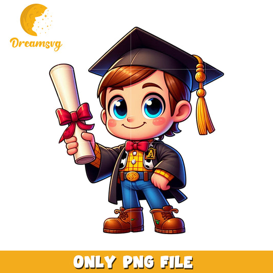 Woody graduation  design png, toy story woody graduate png, disney characters png