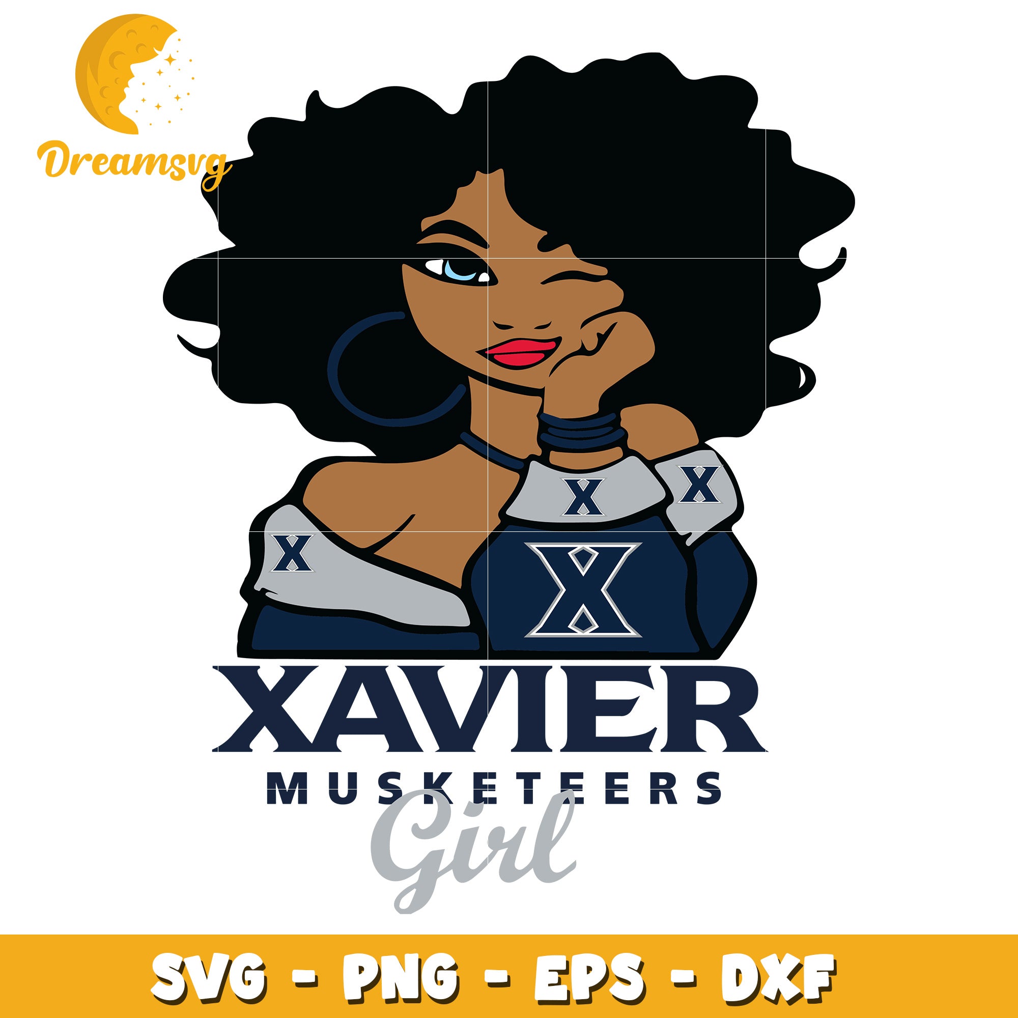 Xavier Musketeers Girl SVG PNG EPS DXF