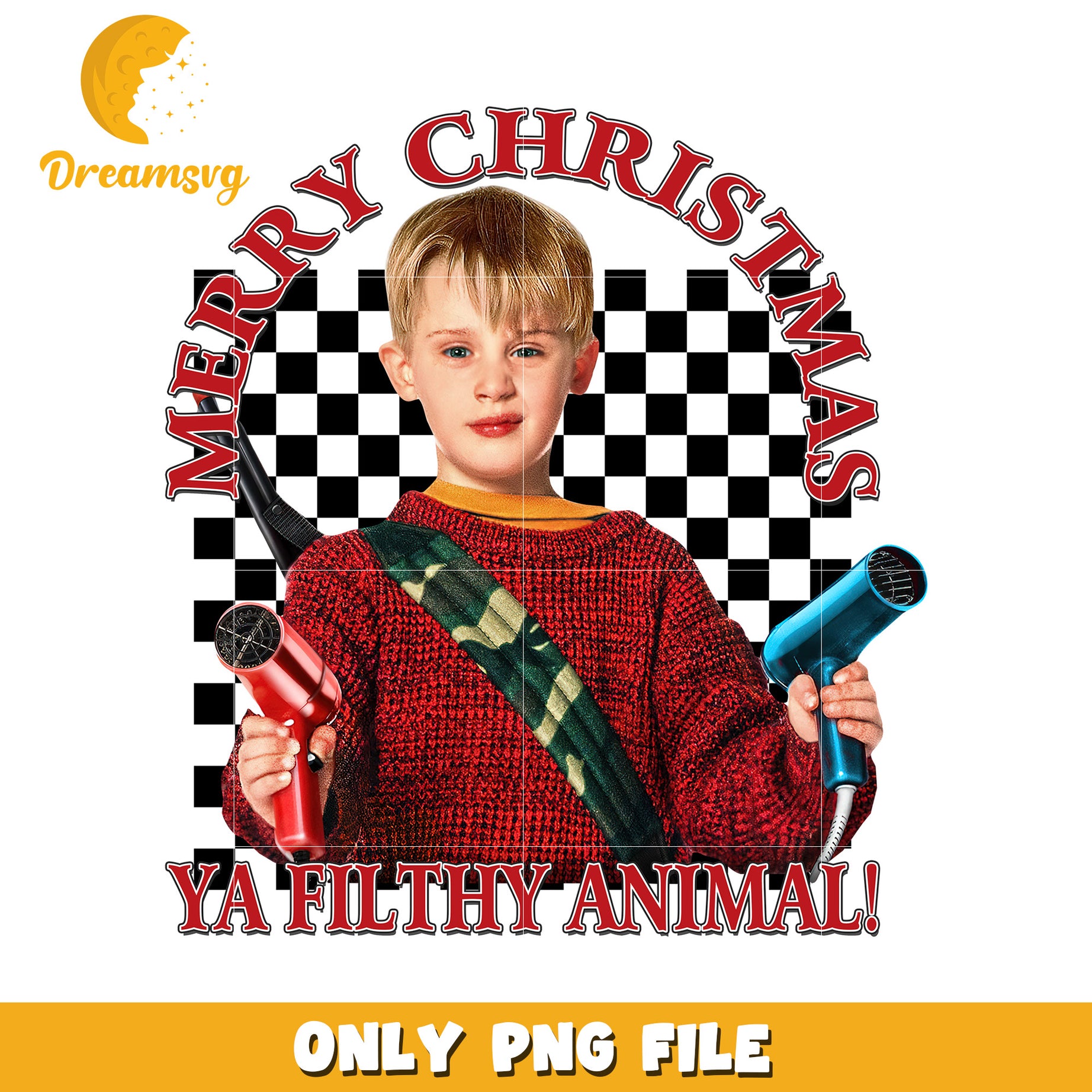 Ya filthy animal png, home alone  png, christmas cartoon png