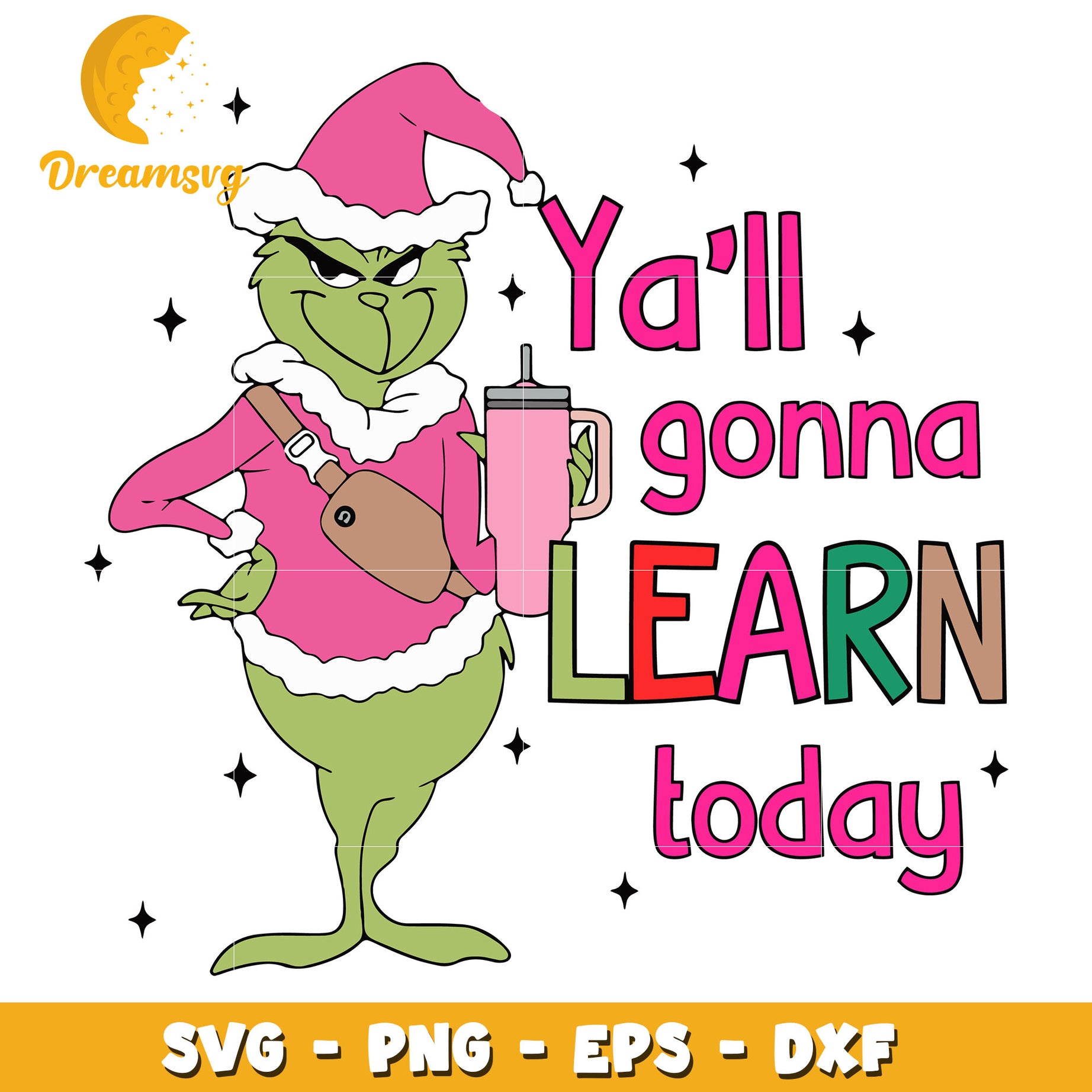 Yall Gonna Learn Today svg, Grinch teacher svg, christmas svg