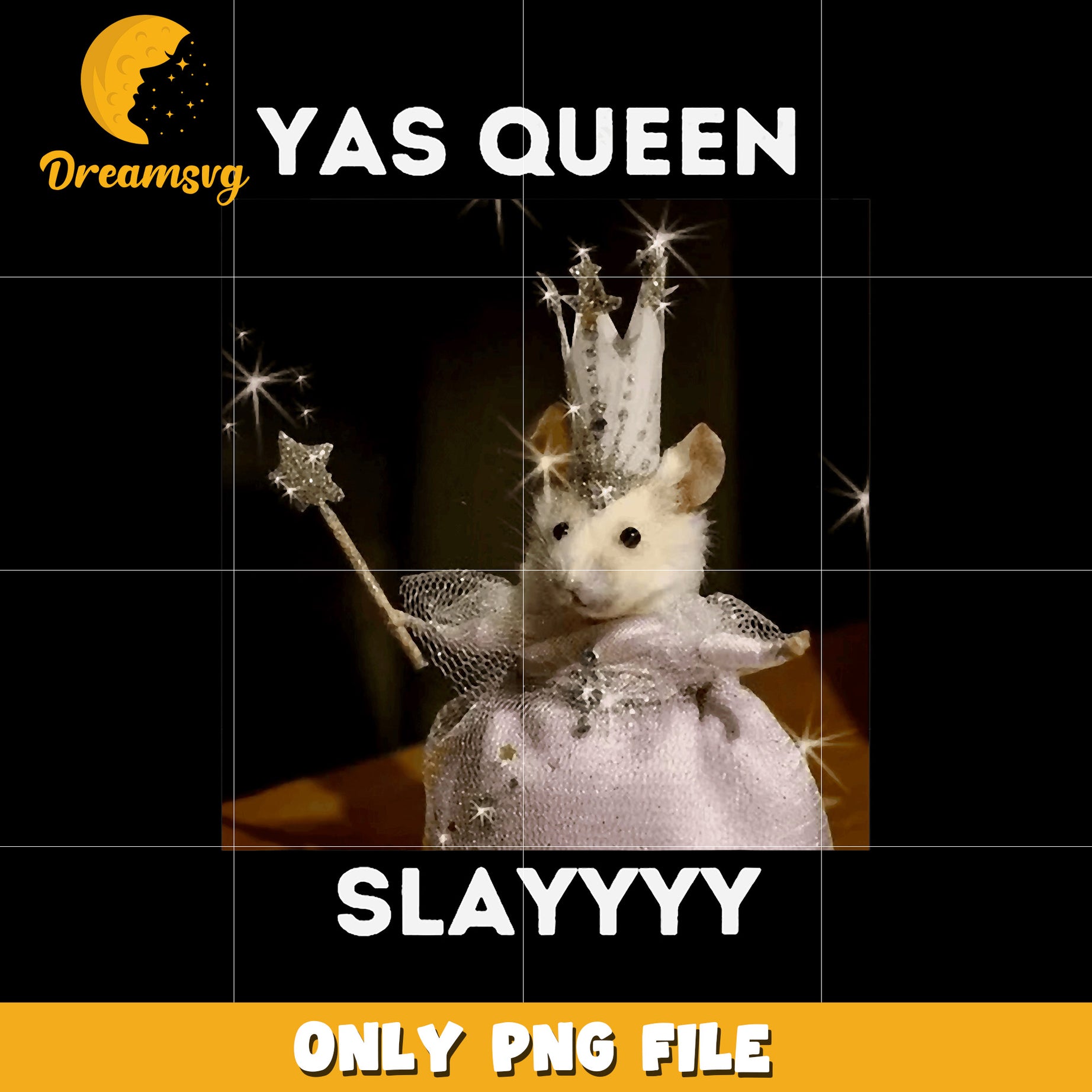 Yas queen slayy png, slay png, empowerment png