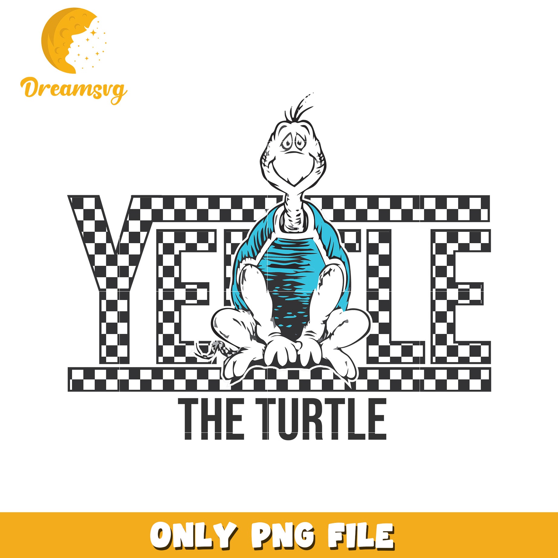 Yell The Turtle PNG Design