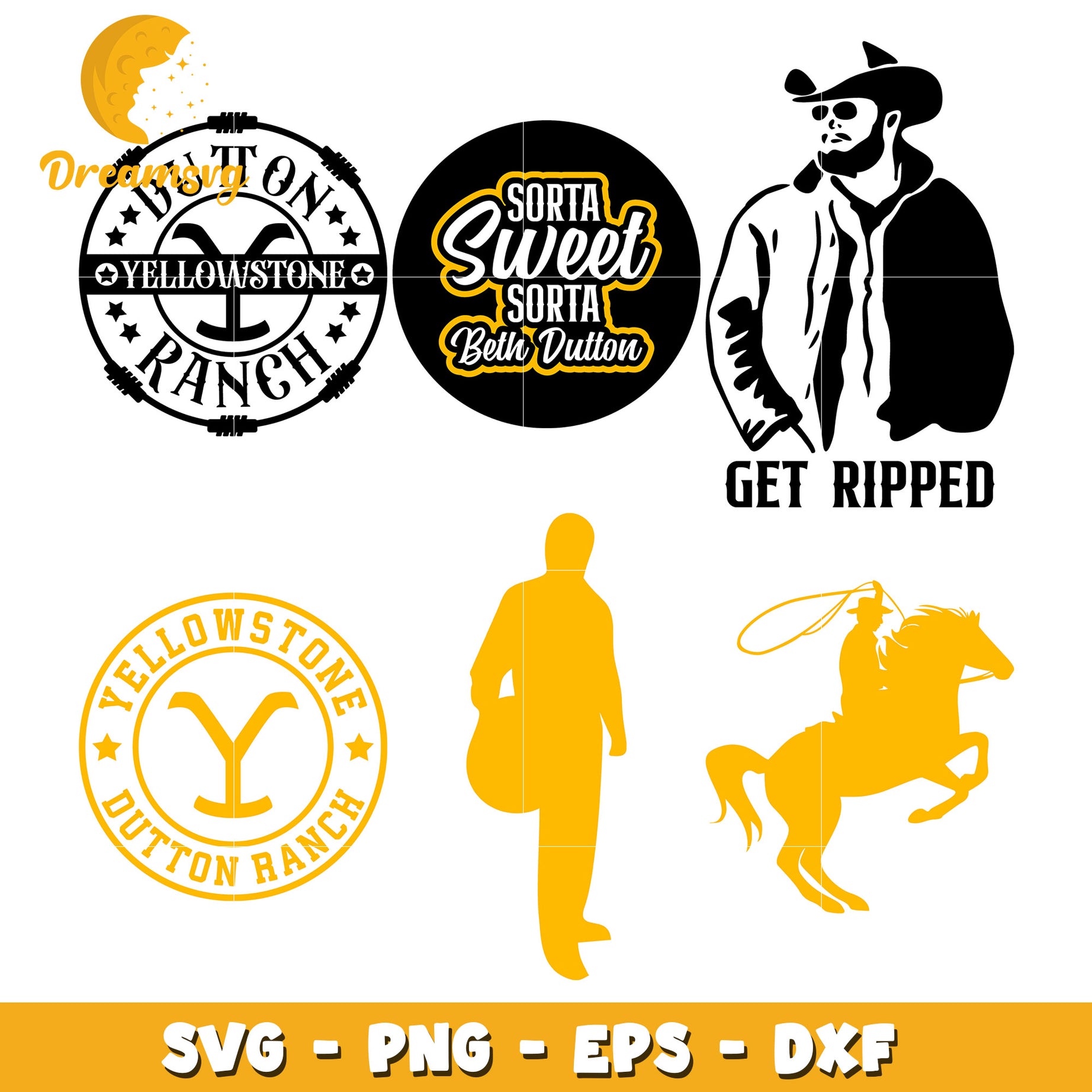 Sorta sweet sorta beth dutton bundle svg, yellowstone svg