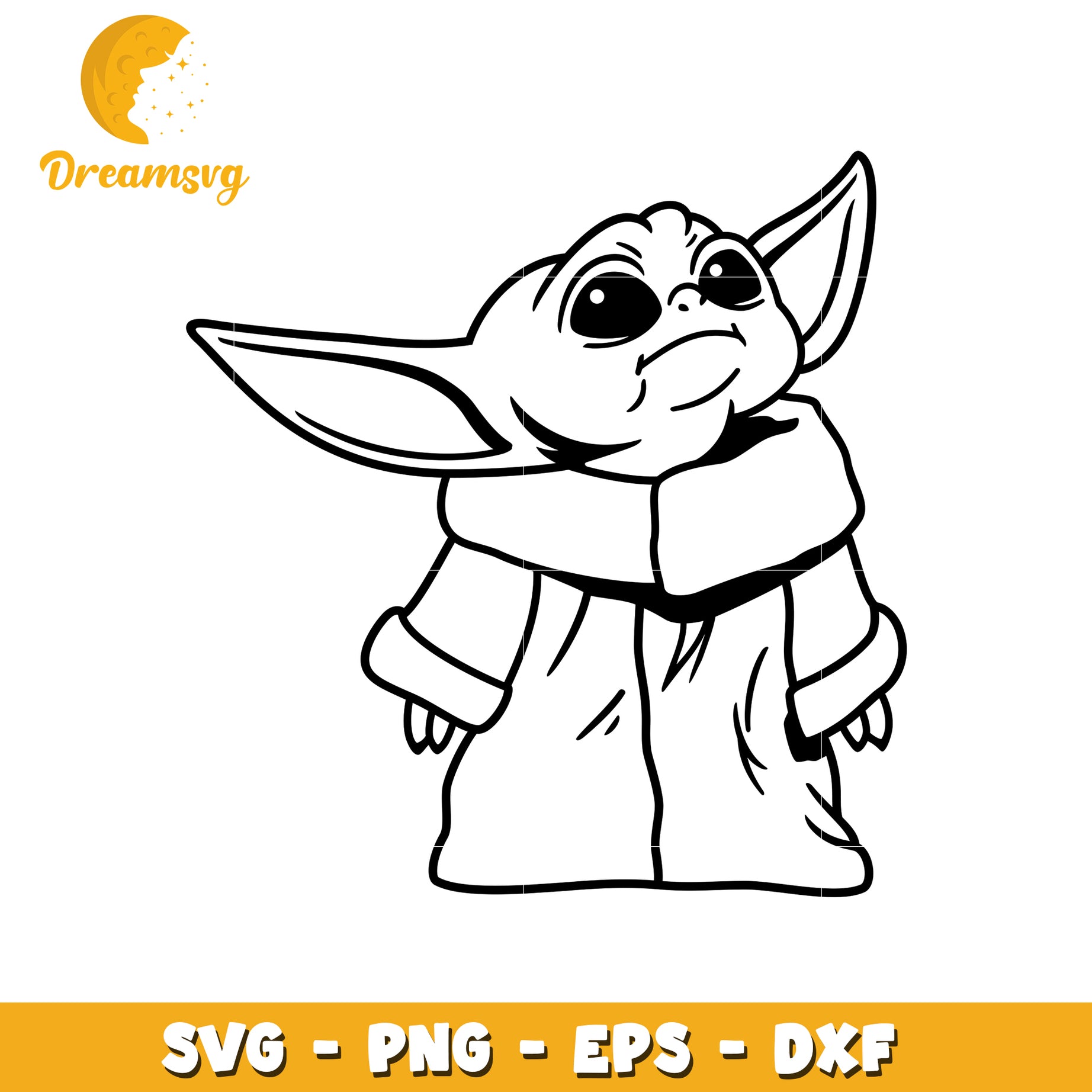 Yoda SVG Cut File