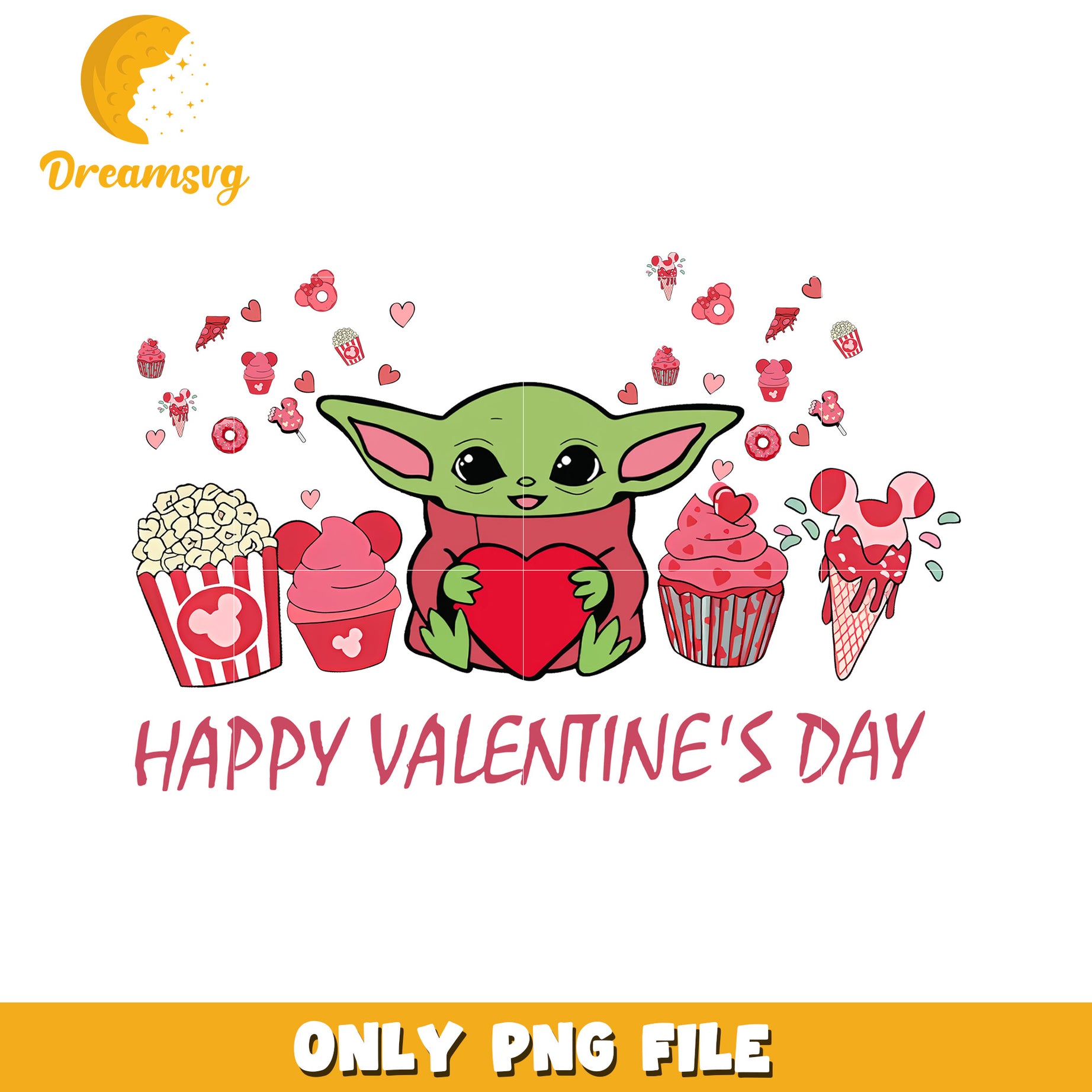 Yoda Valentines Day PNG