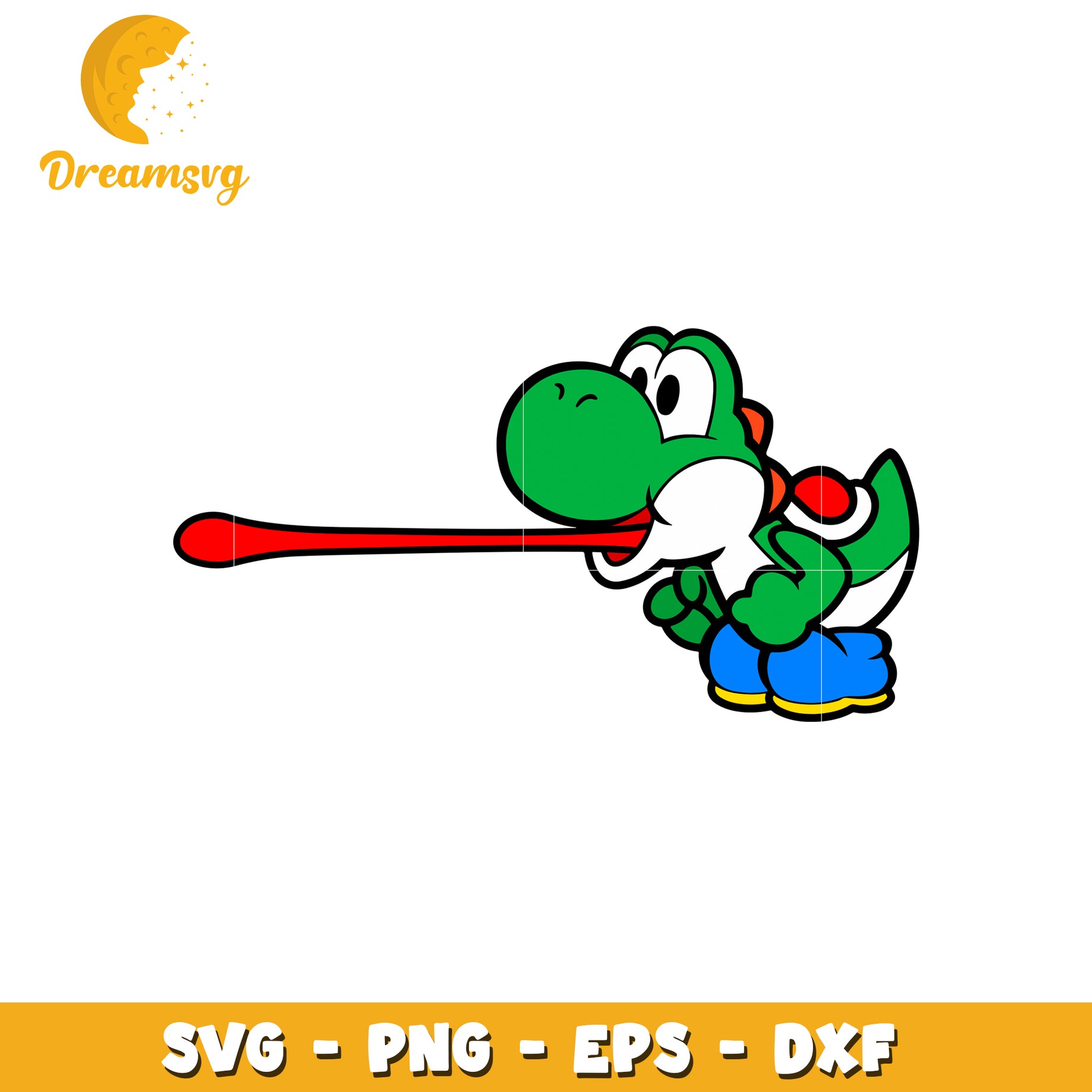 Yoshi Character SVG File for Digital Designs and Crafts