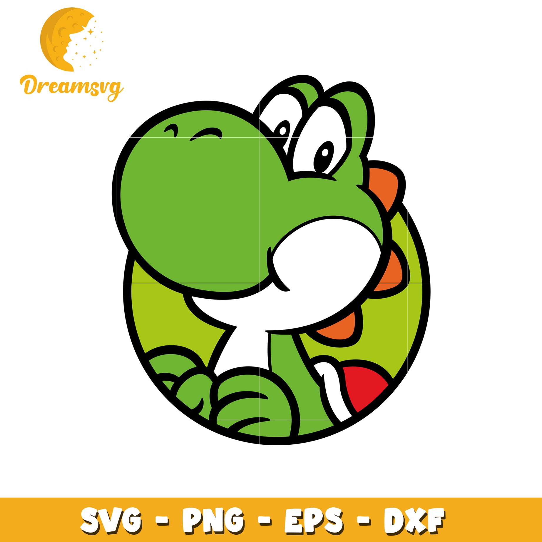 Yoshi SVG PNG EPS DXF Files