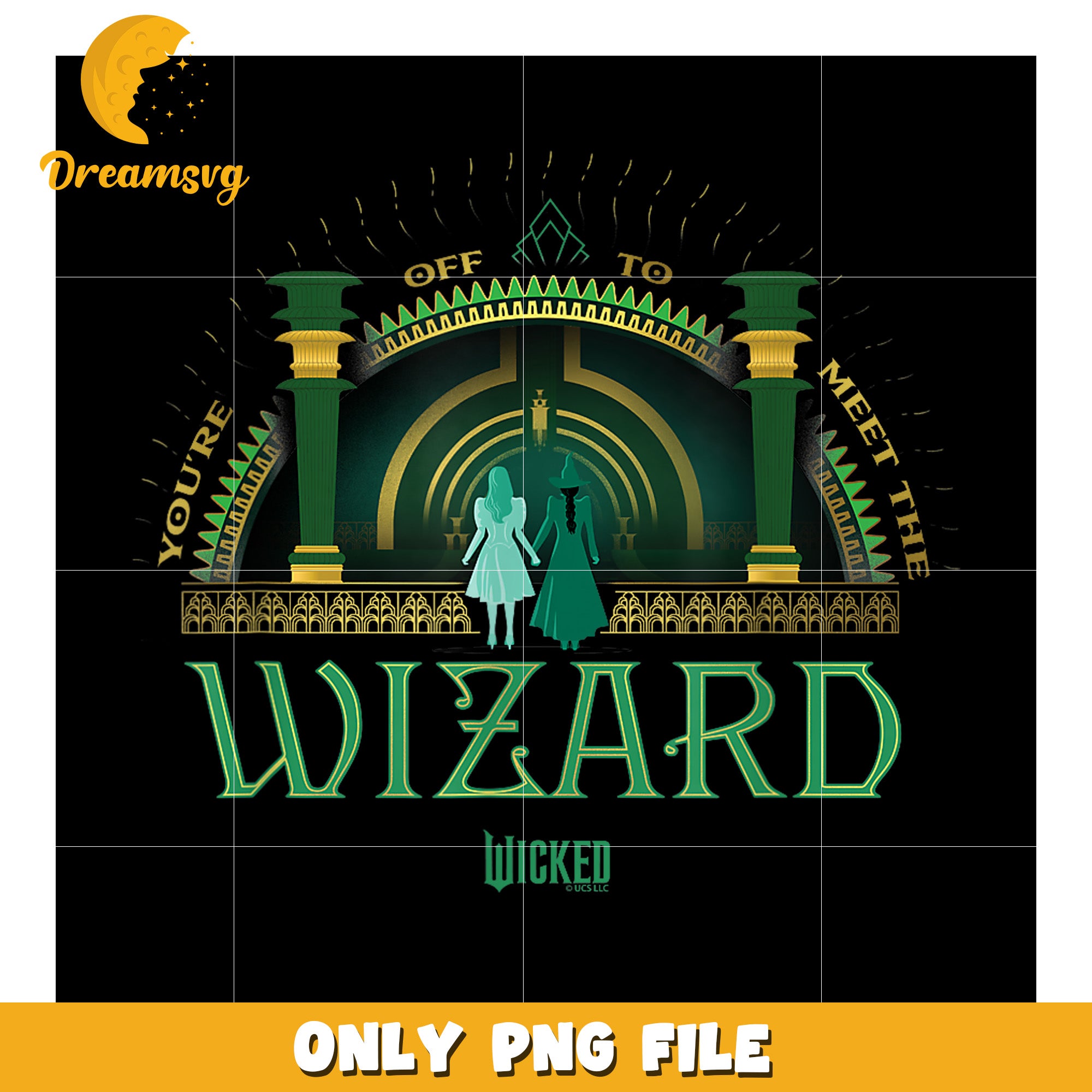 You’re Off To Meet The Wizard png, wicked​ characters png, wicked 2​ png