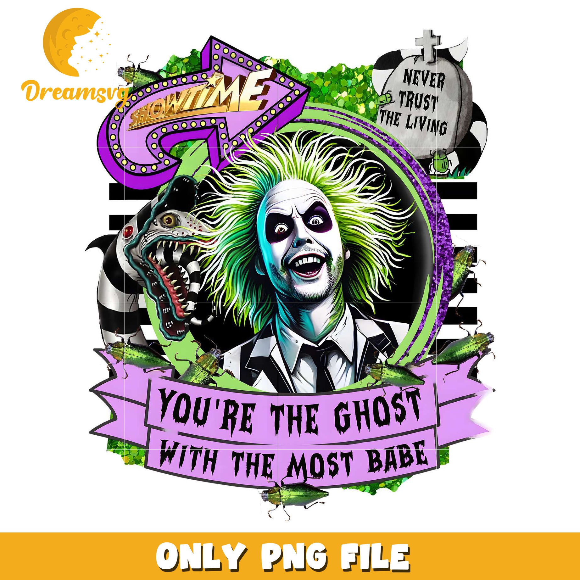 You're the ghost with the most babe png, halloween spirit​​ png, halloween town​ png