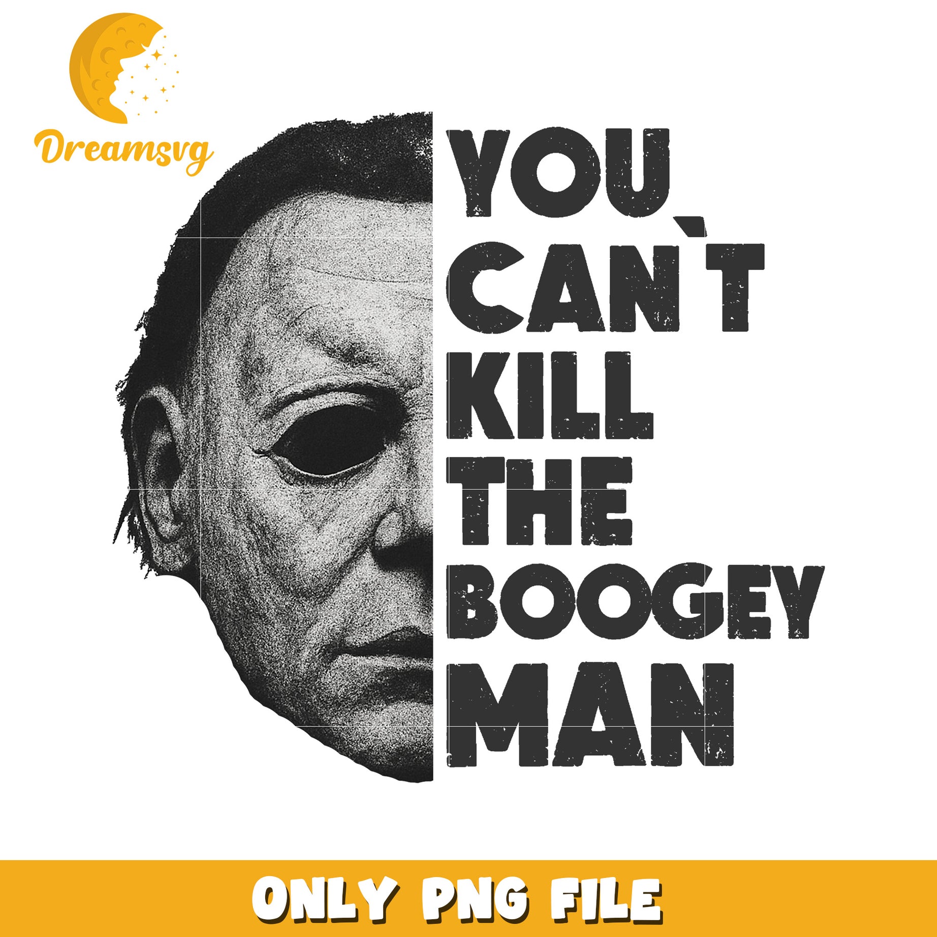 You can't kill the boogy black png, michael myers png, horror png