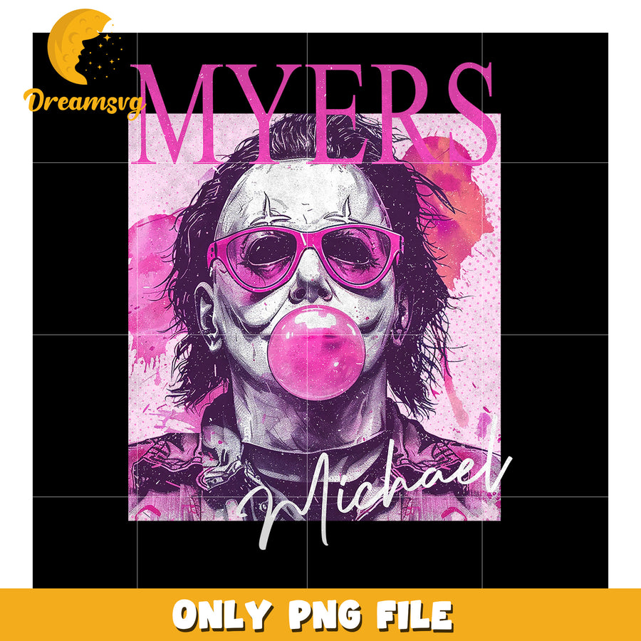 You can't kill the boogy pink png, michael myers png, horror png