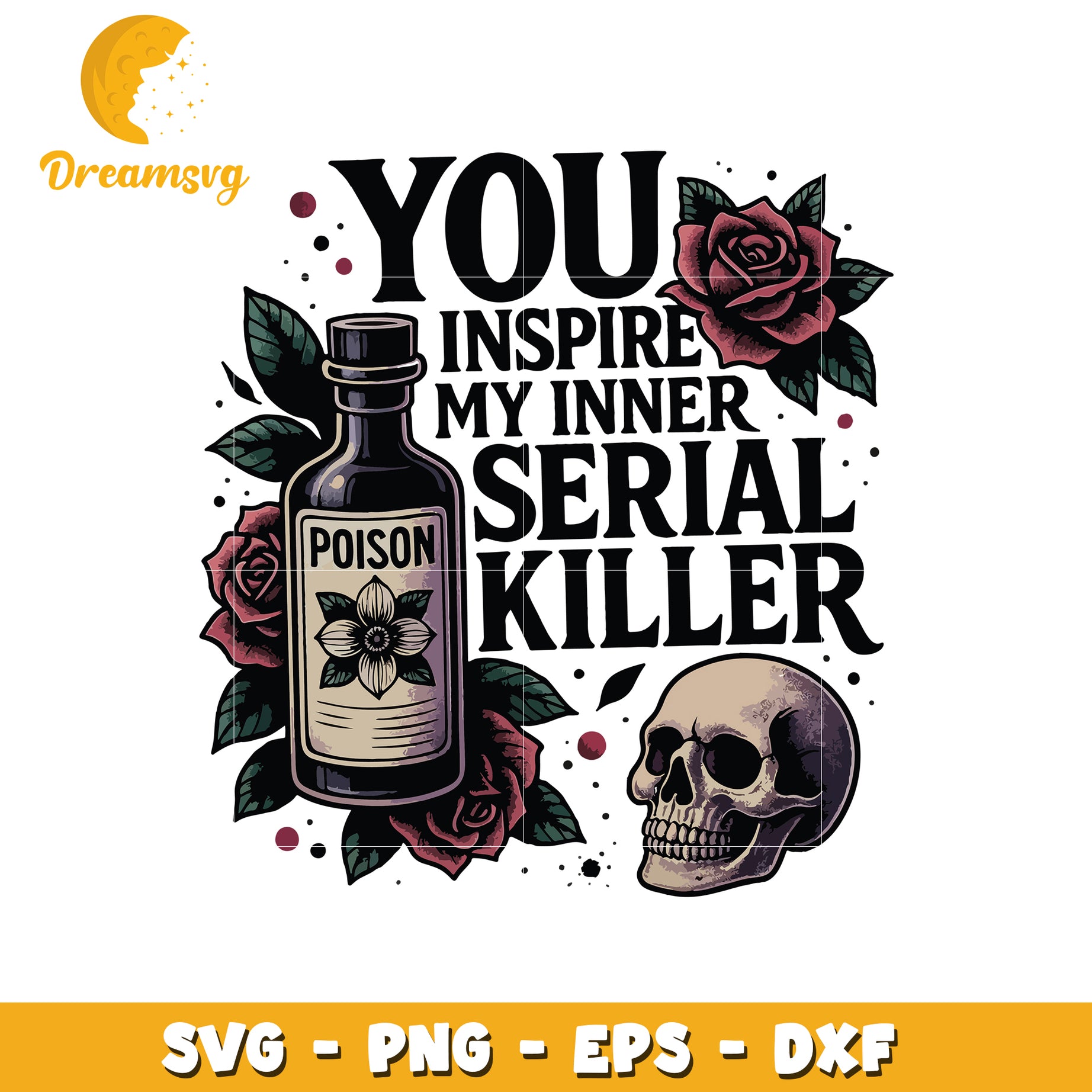 You insppire in my inner killer svg, spooky halloween svg, halloween characters svg
