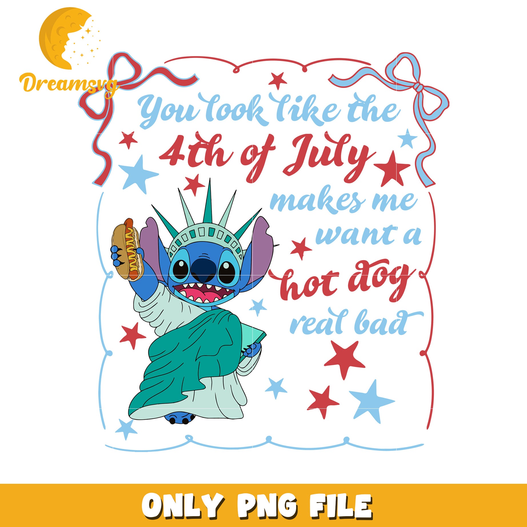 You look like 4th of july stitch png, stitch disney png, 4th of july png