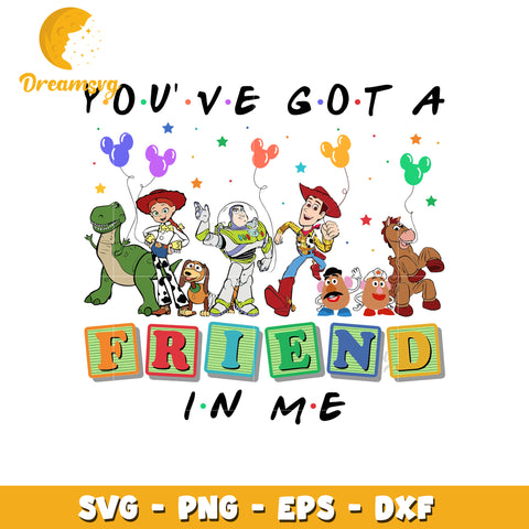 You ve got a friend in me svg, disney characters svg, disney world svg