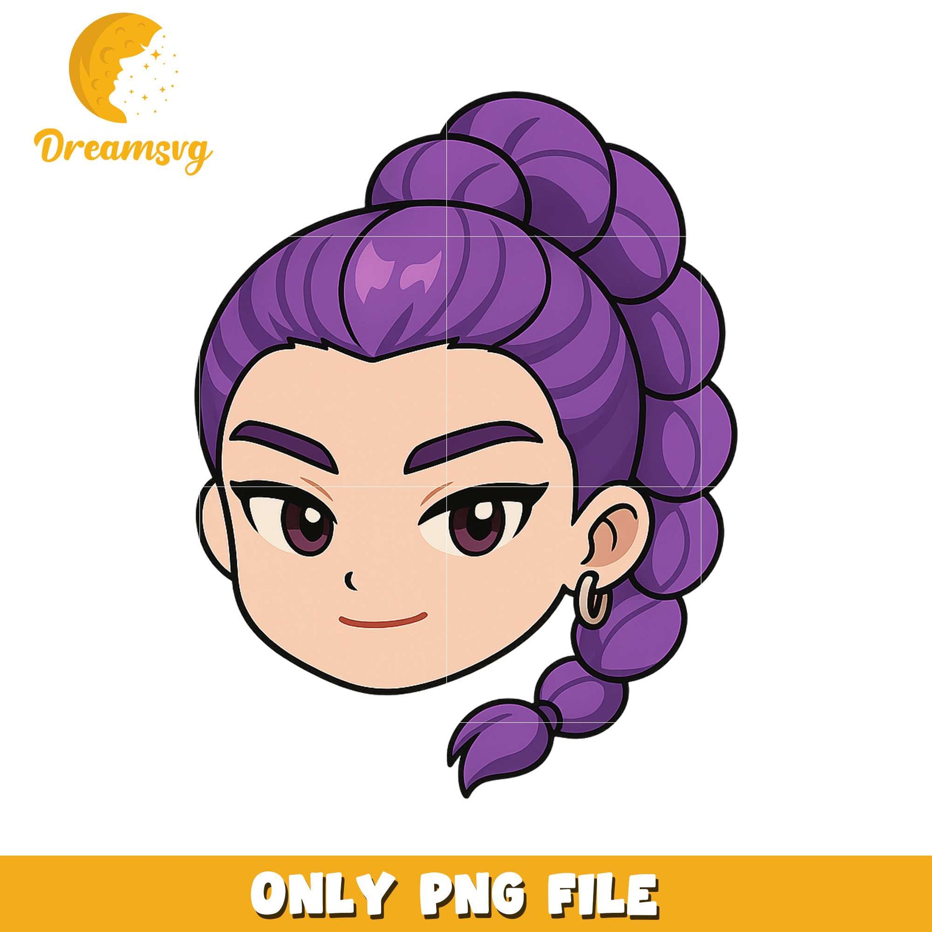 Yuna transform huntrix png, demon idol png, kpop cartoon png
