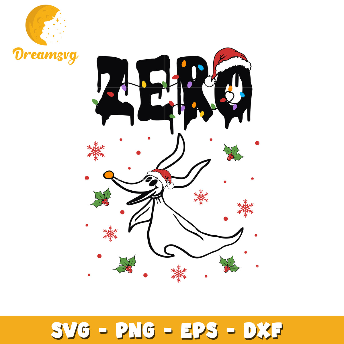 Zero santa nightmare before christmas svg, horror movie svg – DreamSVG ...
