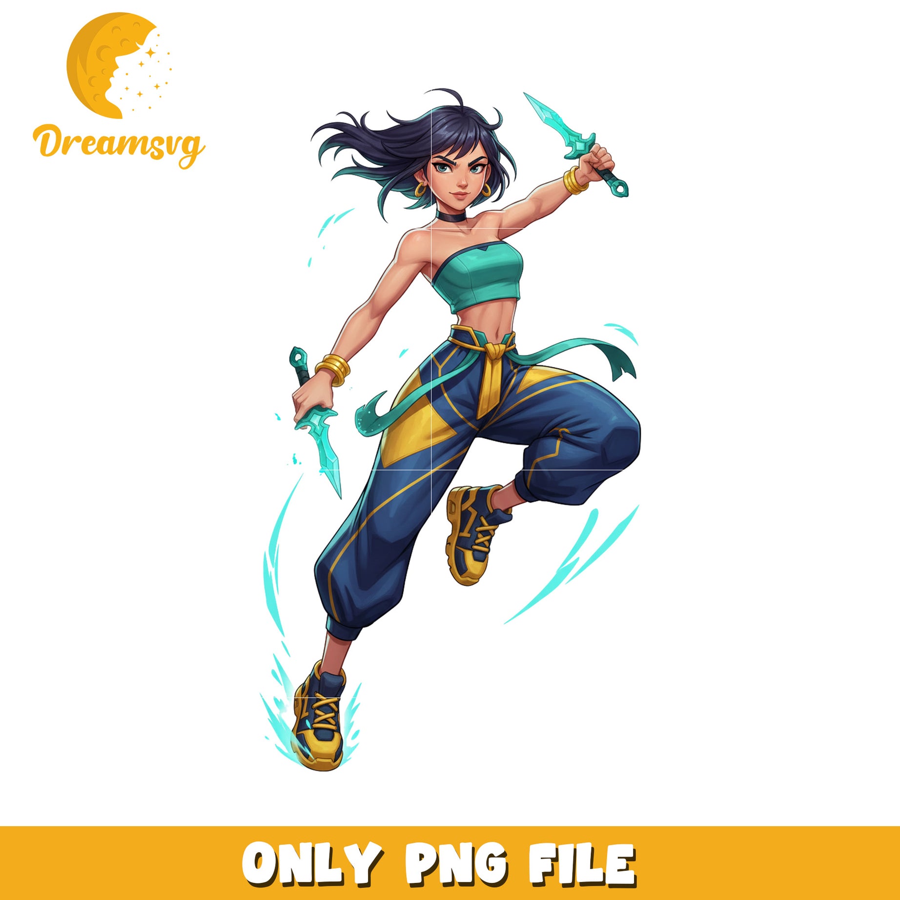 Zoey huntrix png, kpop fantasy concept png, korean cartoon png