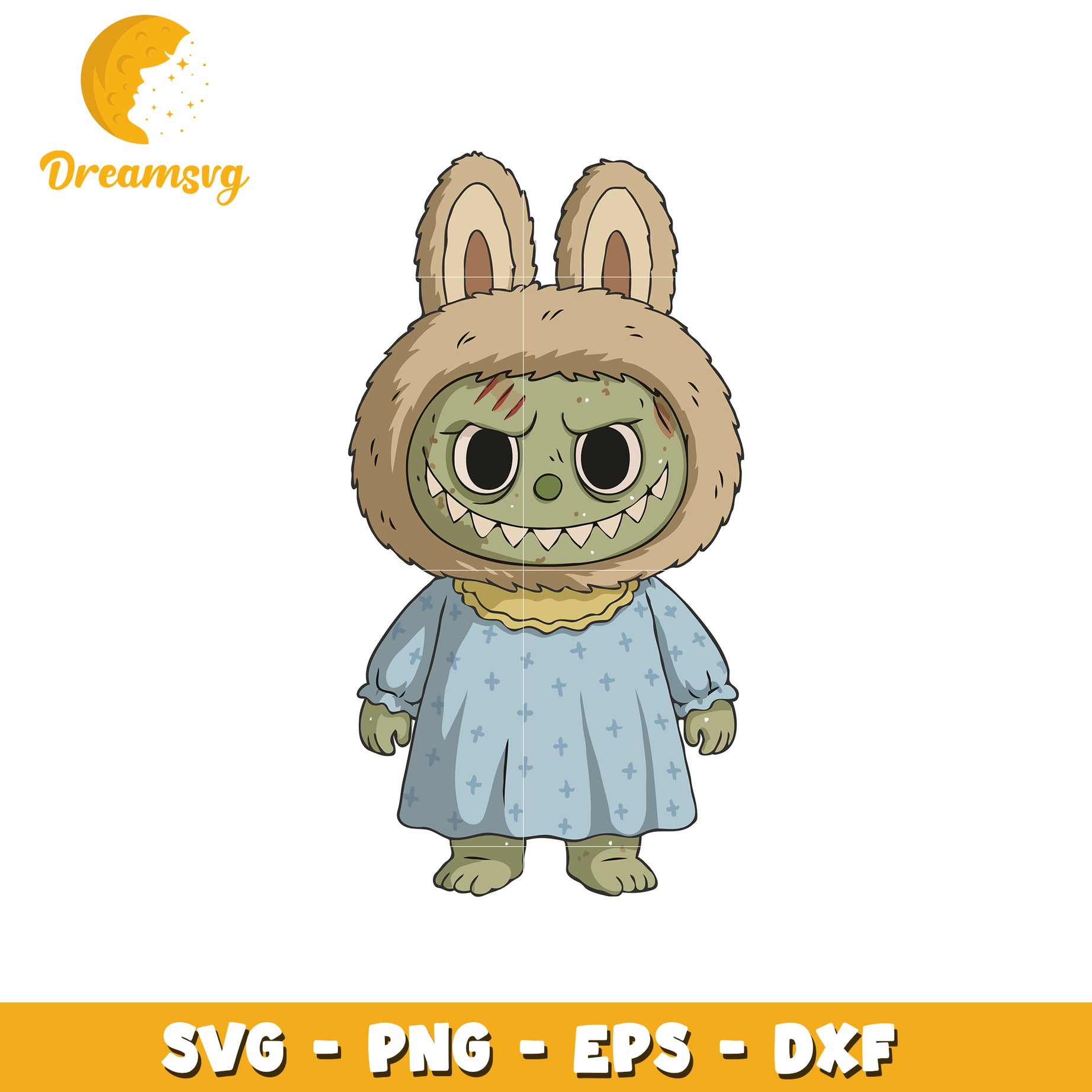 Zombie labubu svg, labubu art svg, labubu price svg