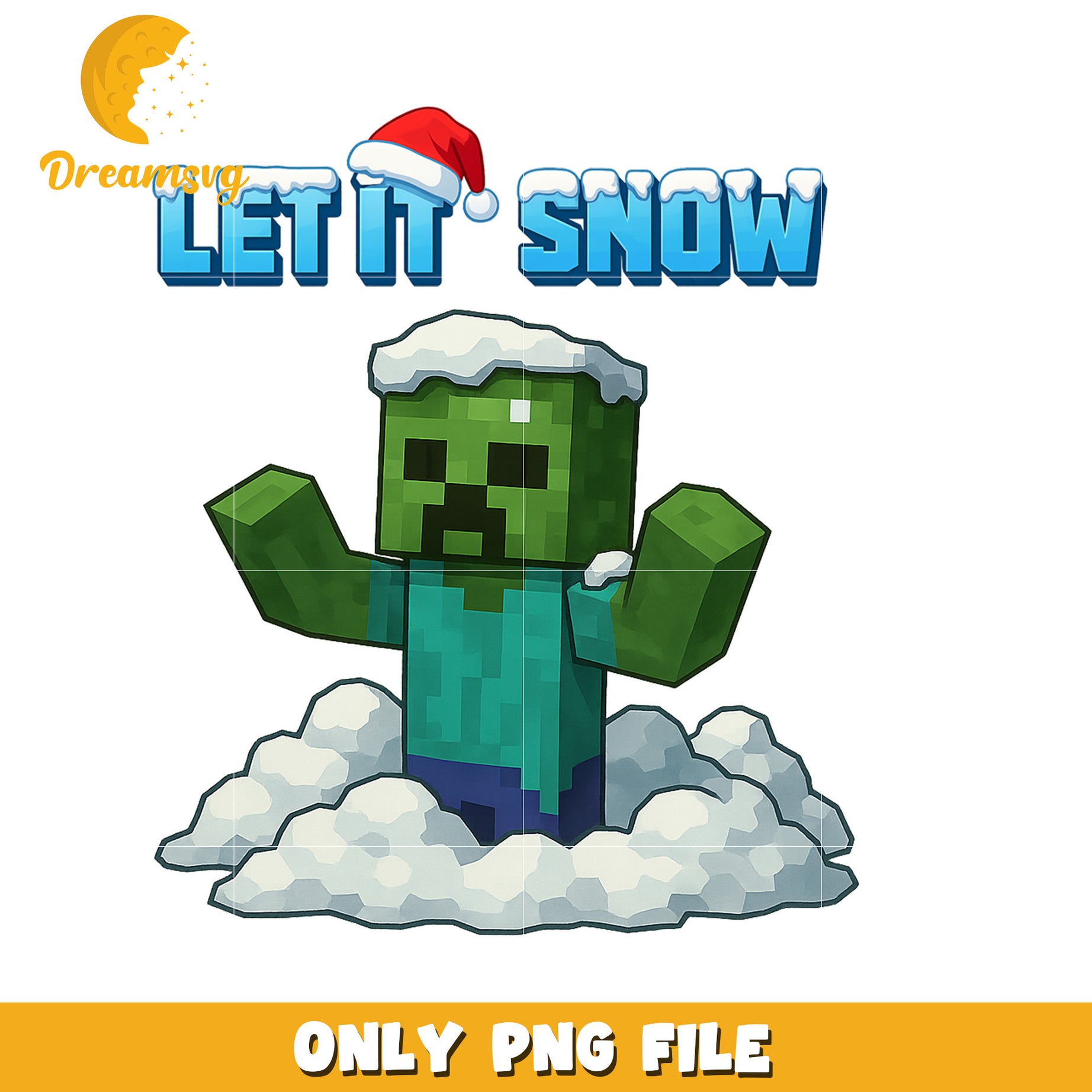 Zombie let it snow png, last christmas​ png, white christmas​ png
