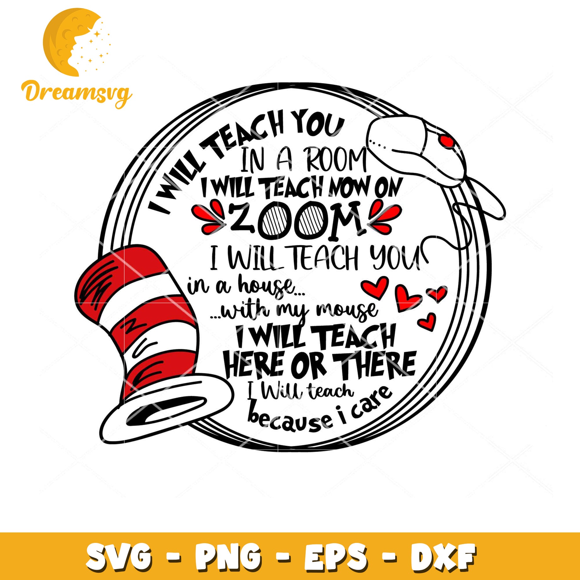 Zoom Teacher SVG Design