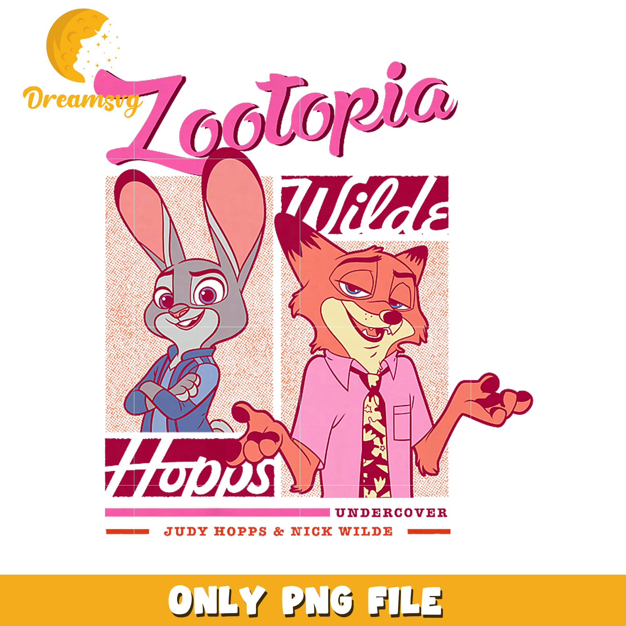 Zootopia wilde and hopps png, zootopia cast​ png, disney movie png