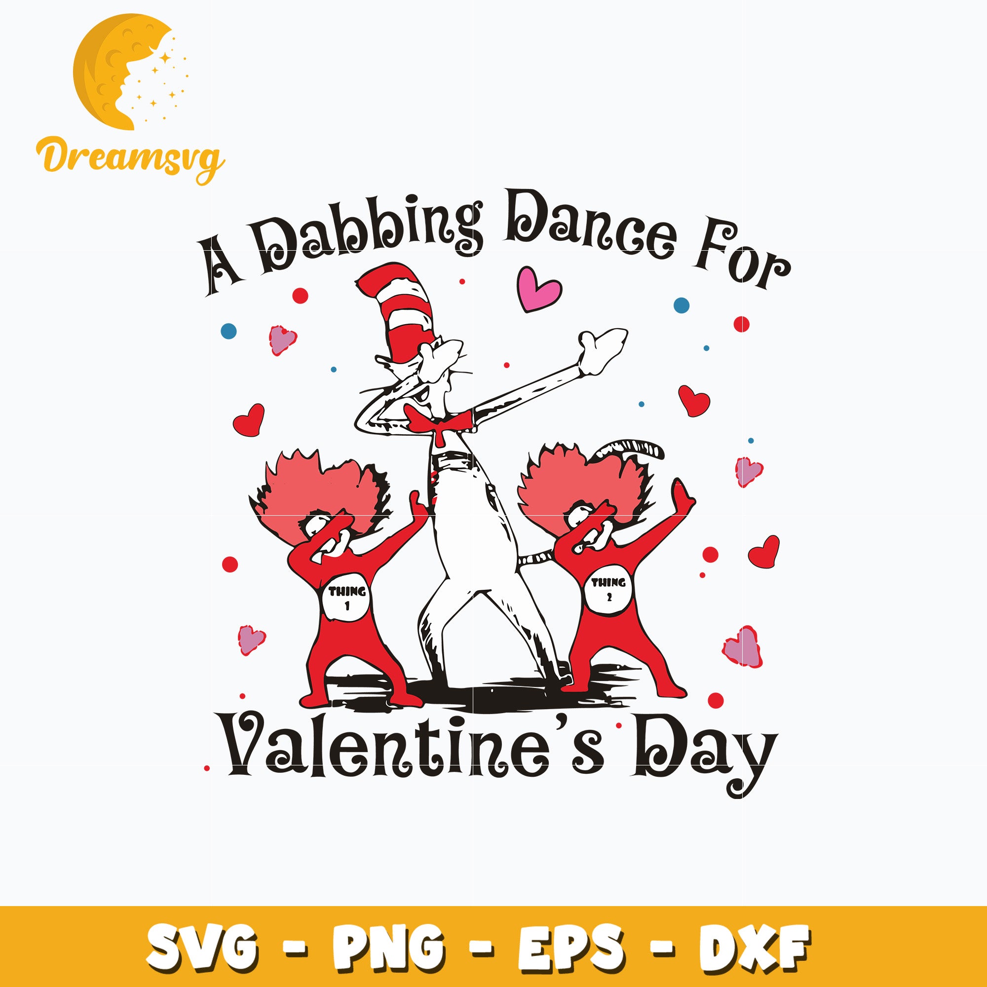 Dr Seuss valentine day svg
