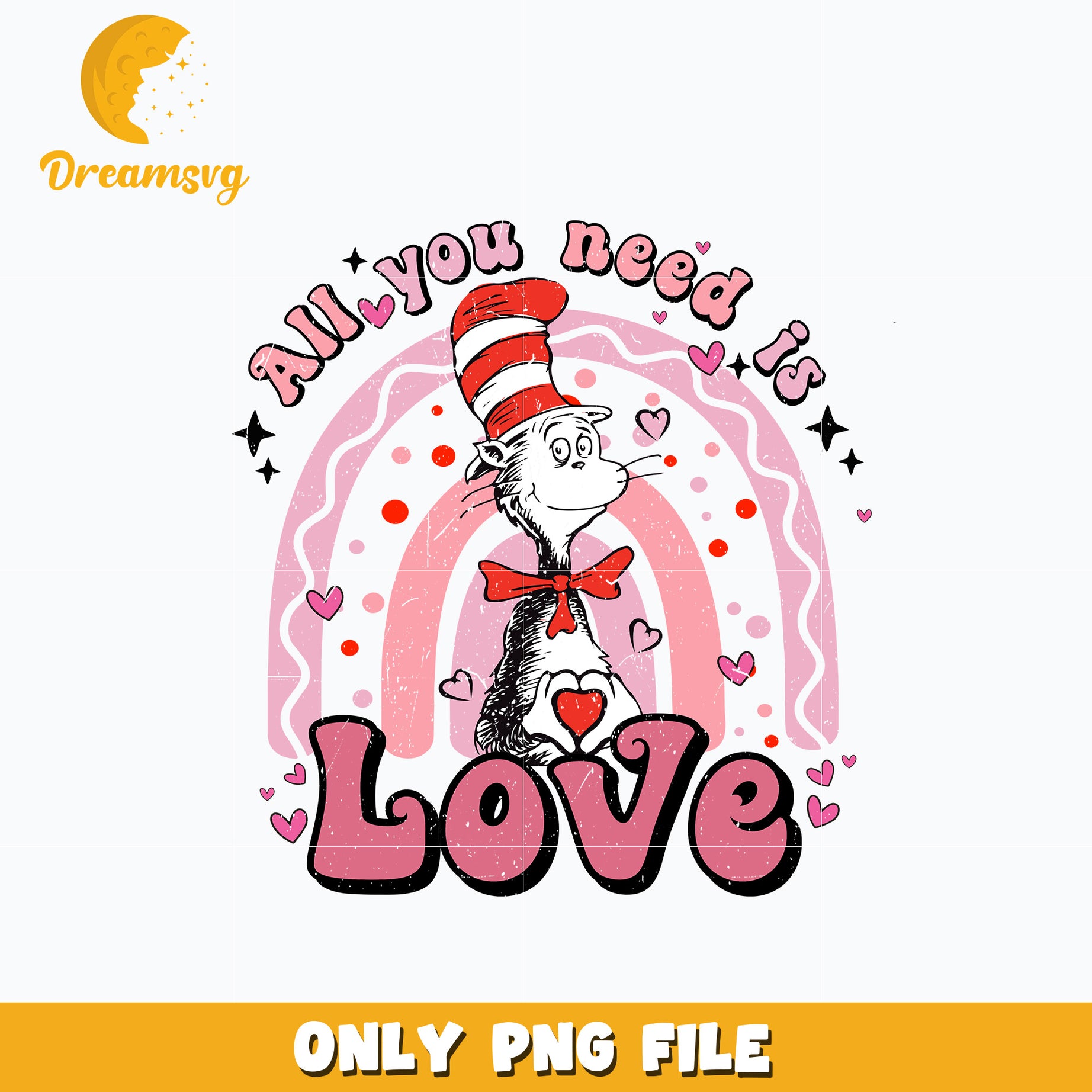 Dr Seuss all you need is love png