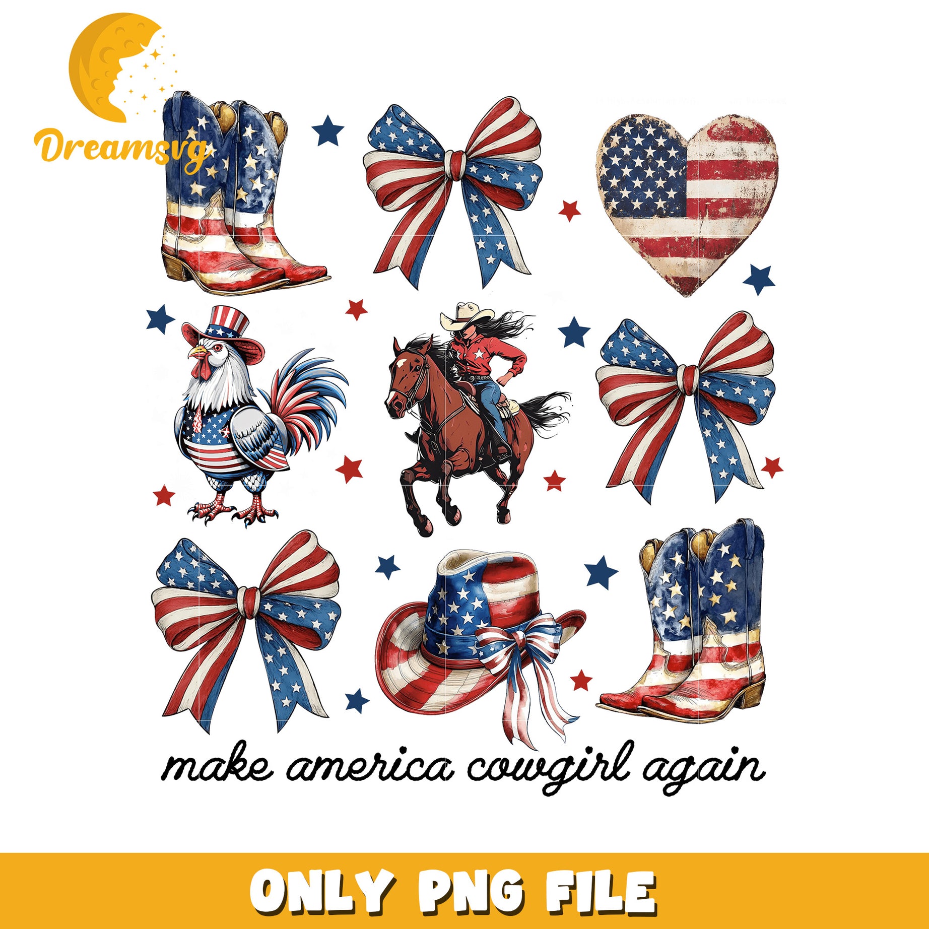 america cow girl, patriotic cowgirl png, usa western png
