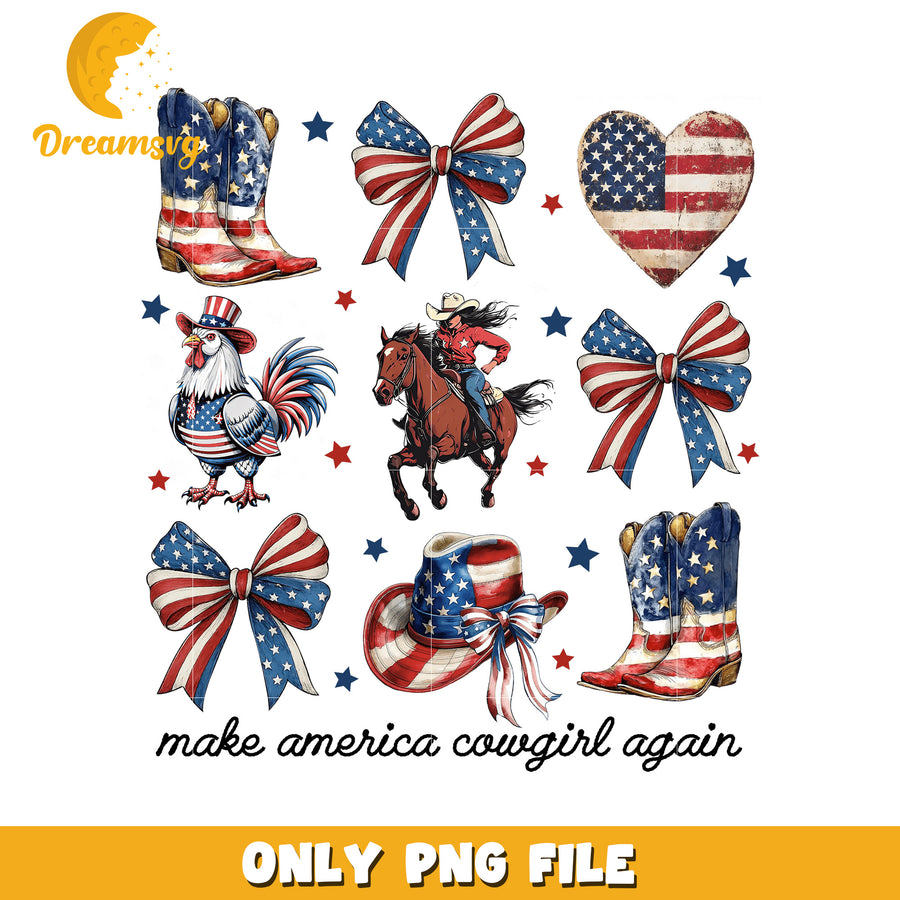 america cow girl, patriotic cowgirl png, usa western png
