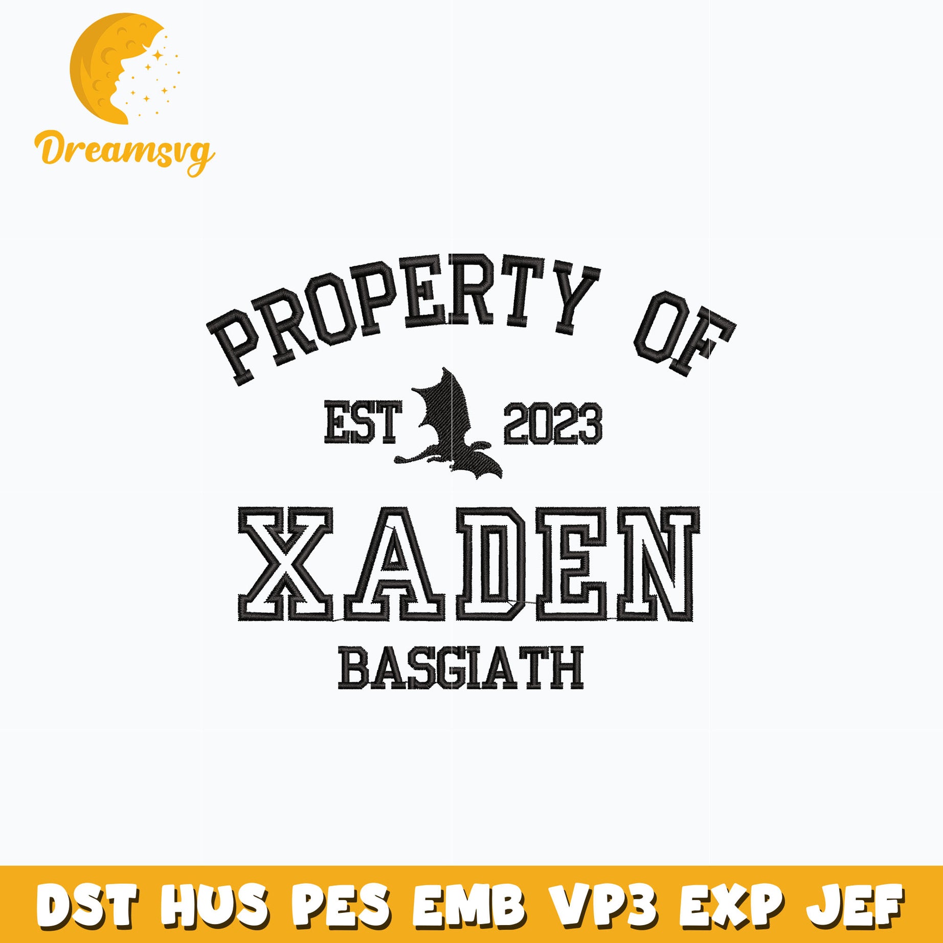 Property of xaden basgiath embroidery