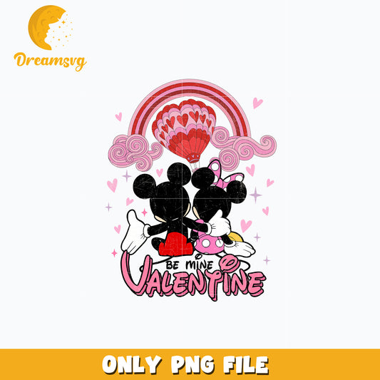 Mickey couple be mine valentine png