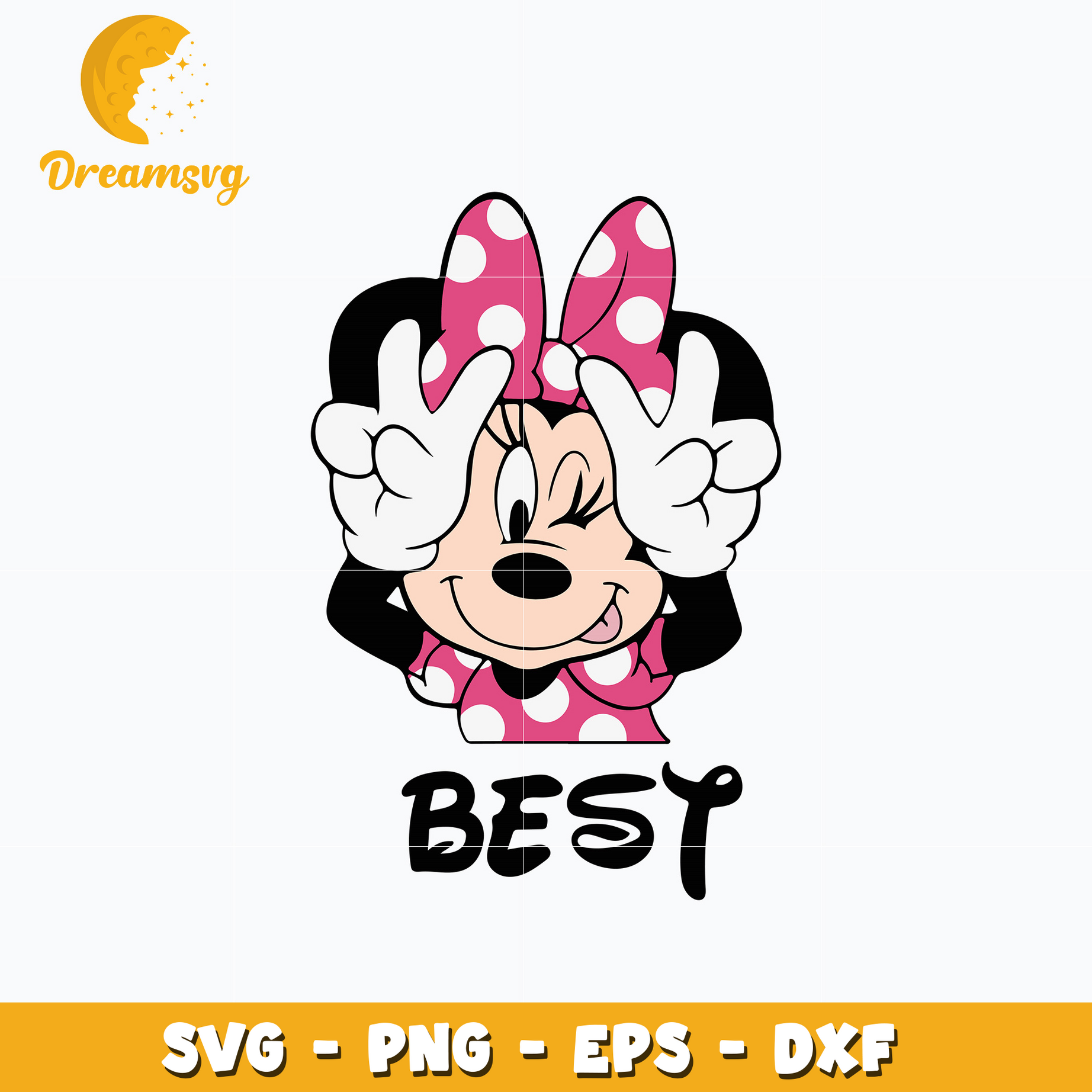 Minnie mouse cute best svg