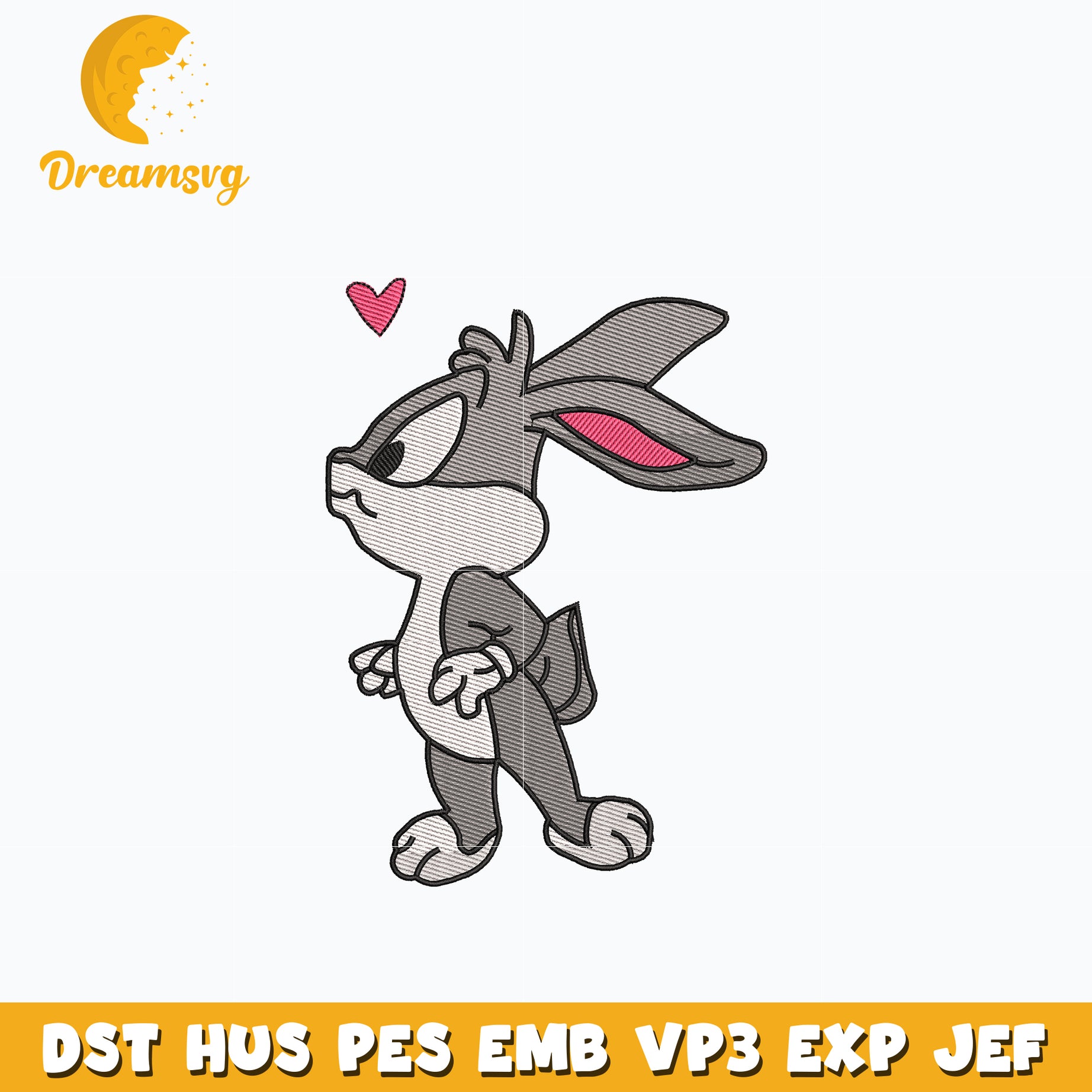 Bugs Bunny embroidery design