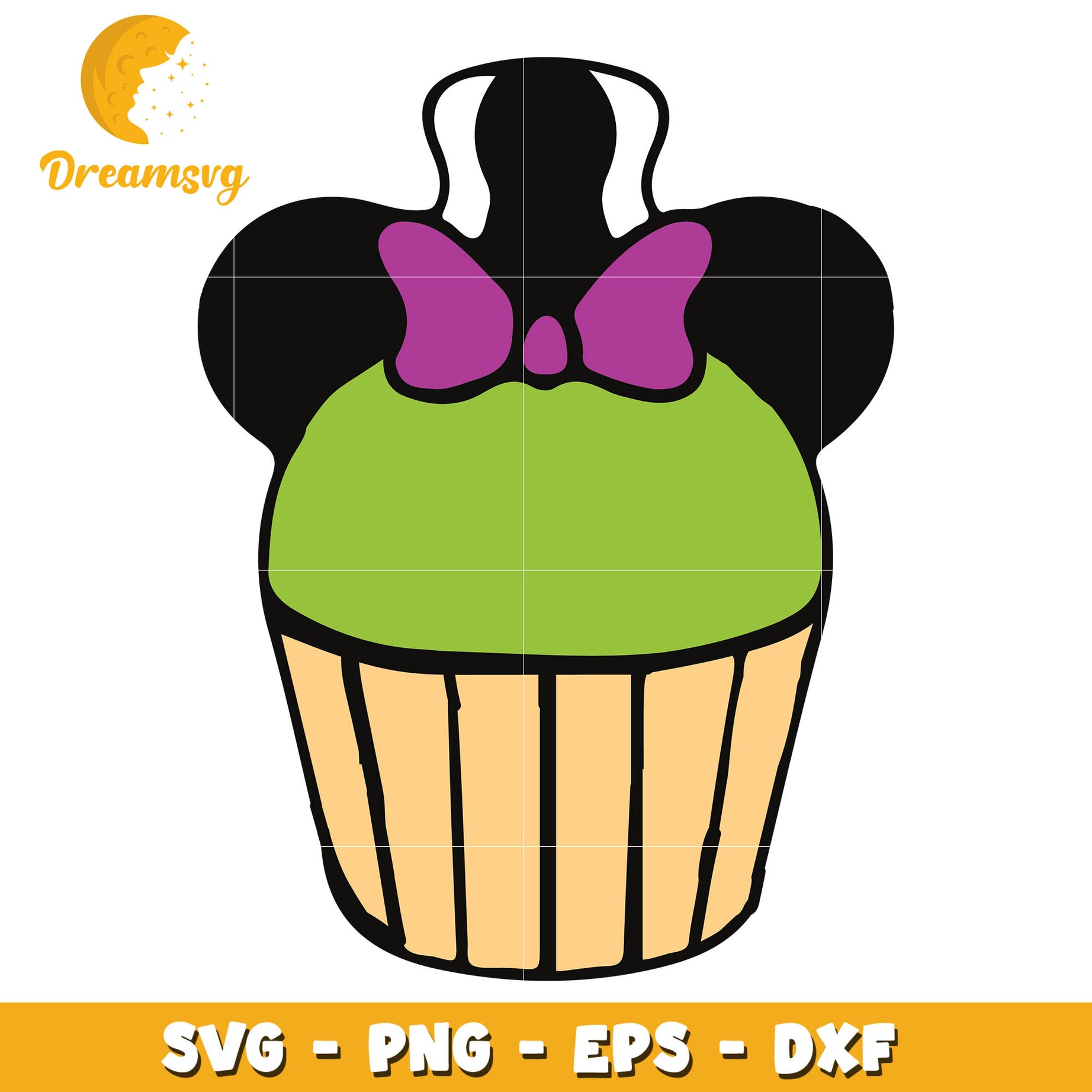 Muffin Cake minnie mouse svg