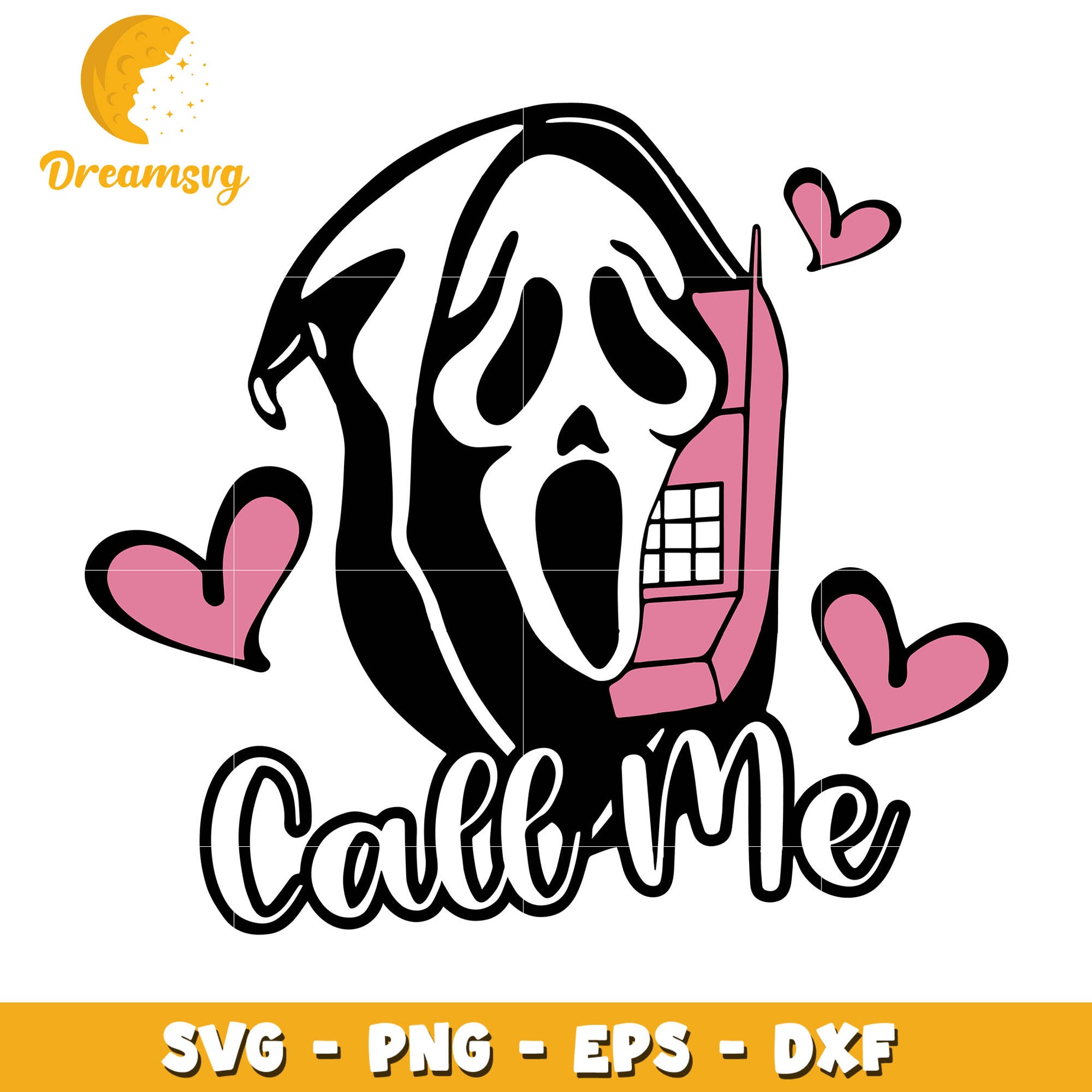 Call me ghostface svg, halloween svg