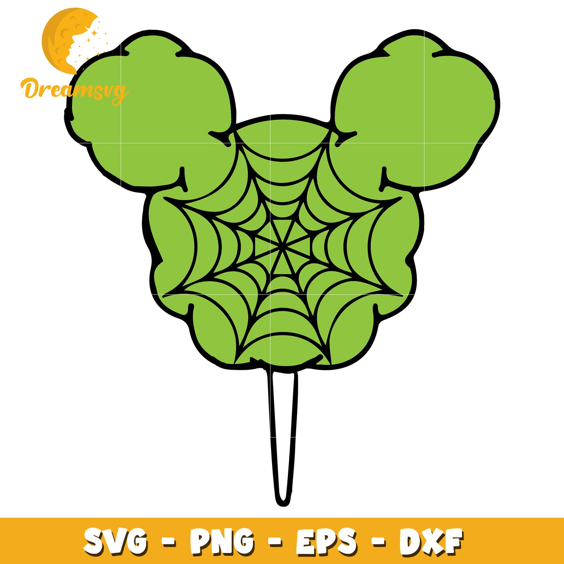 lollipop mickey head svg, halloween svg