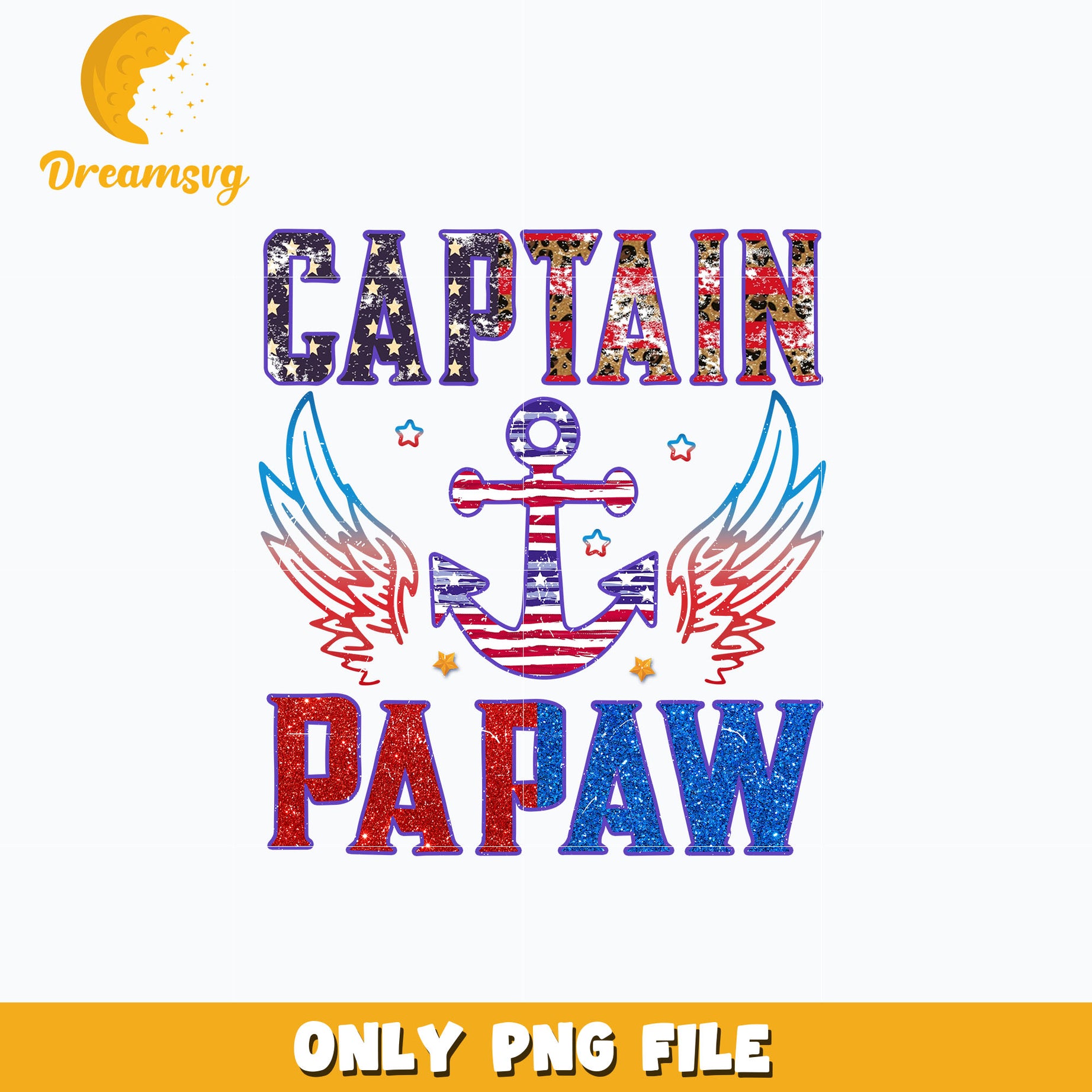 Captain papaw logo design png