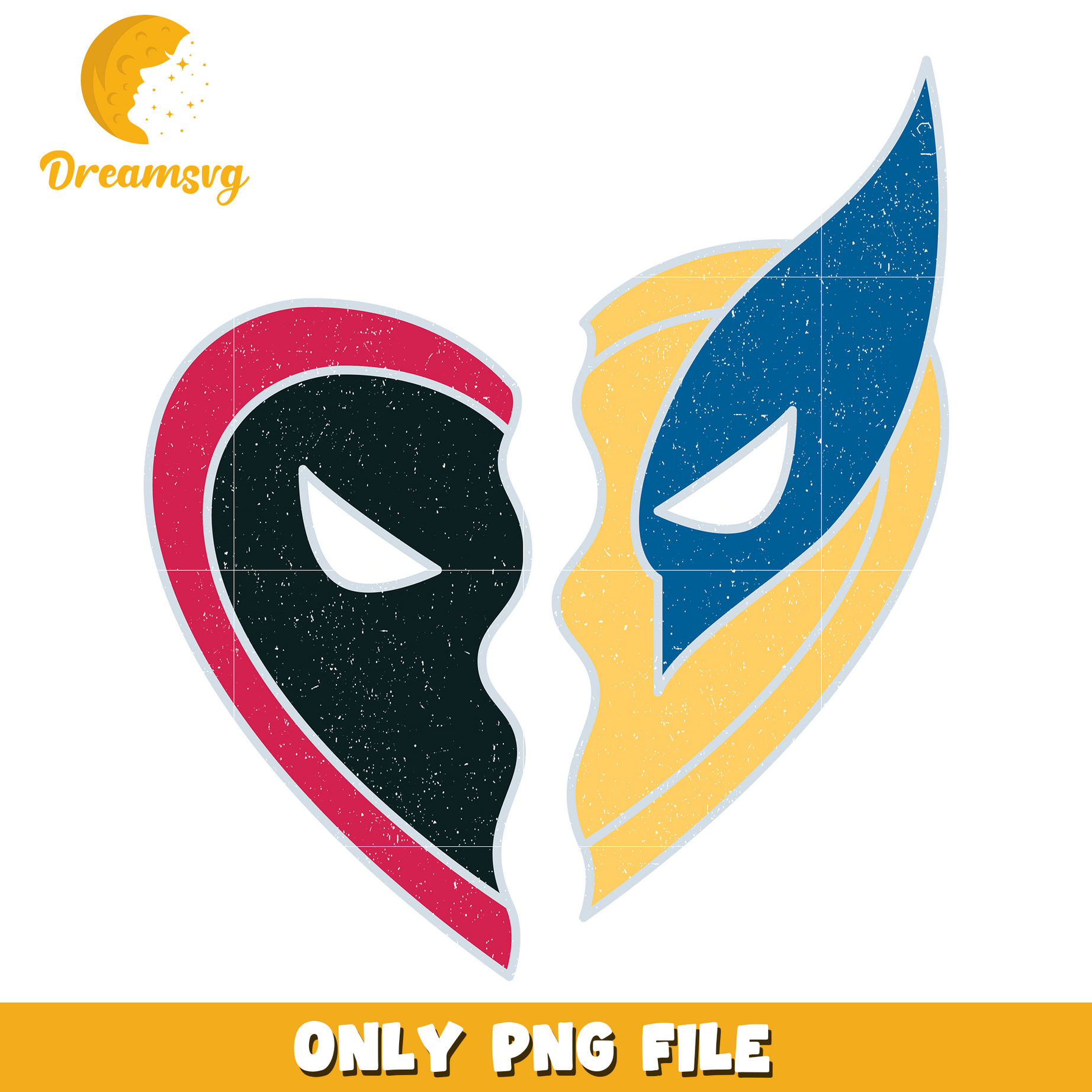 Deadpool and wolverine mask png