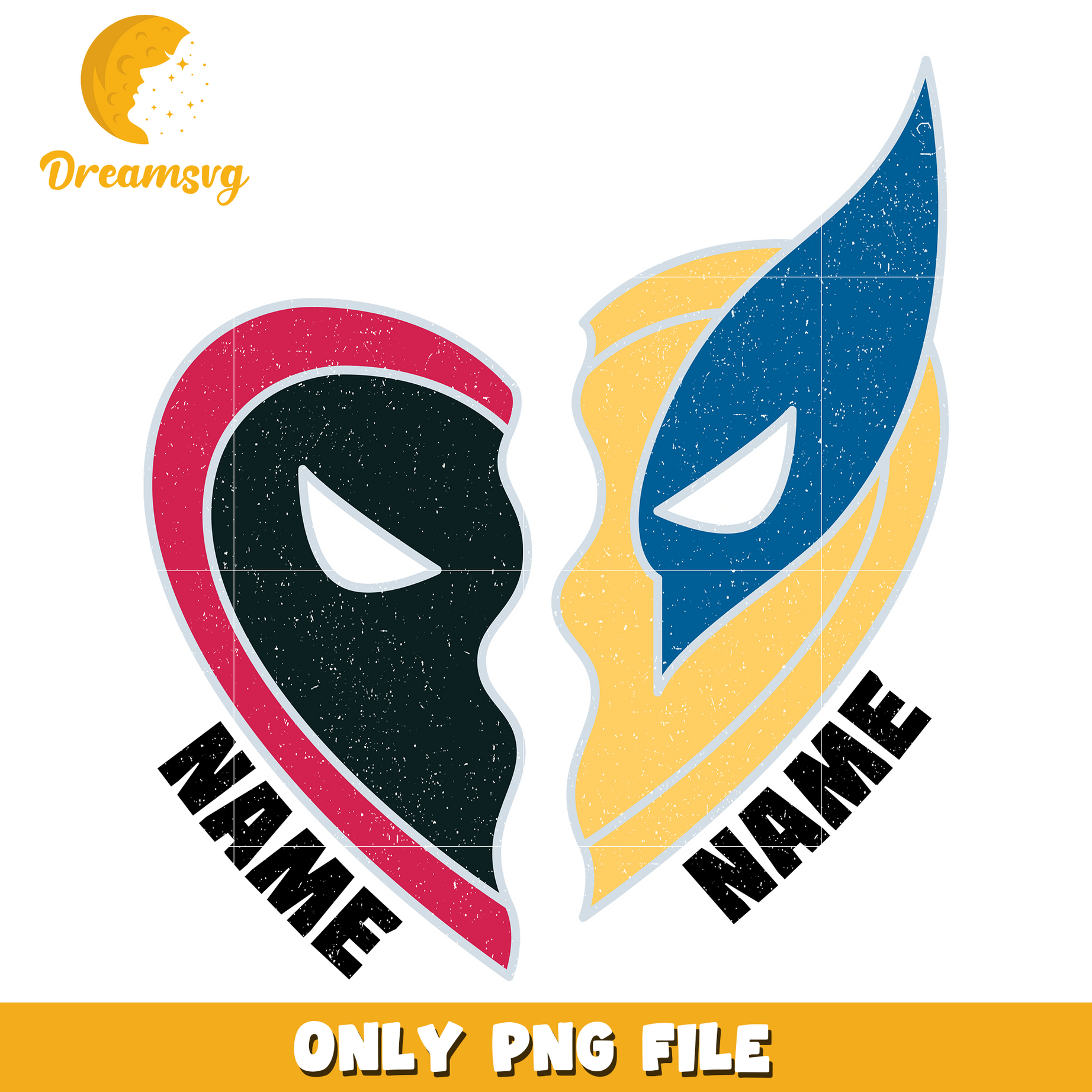 Deadpool and wolverine name png