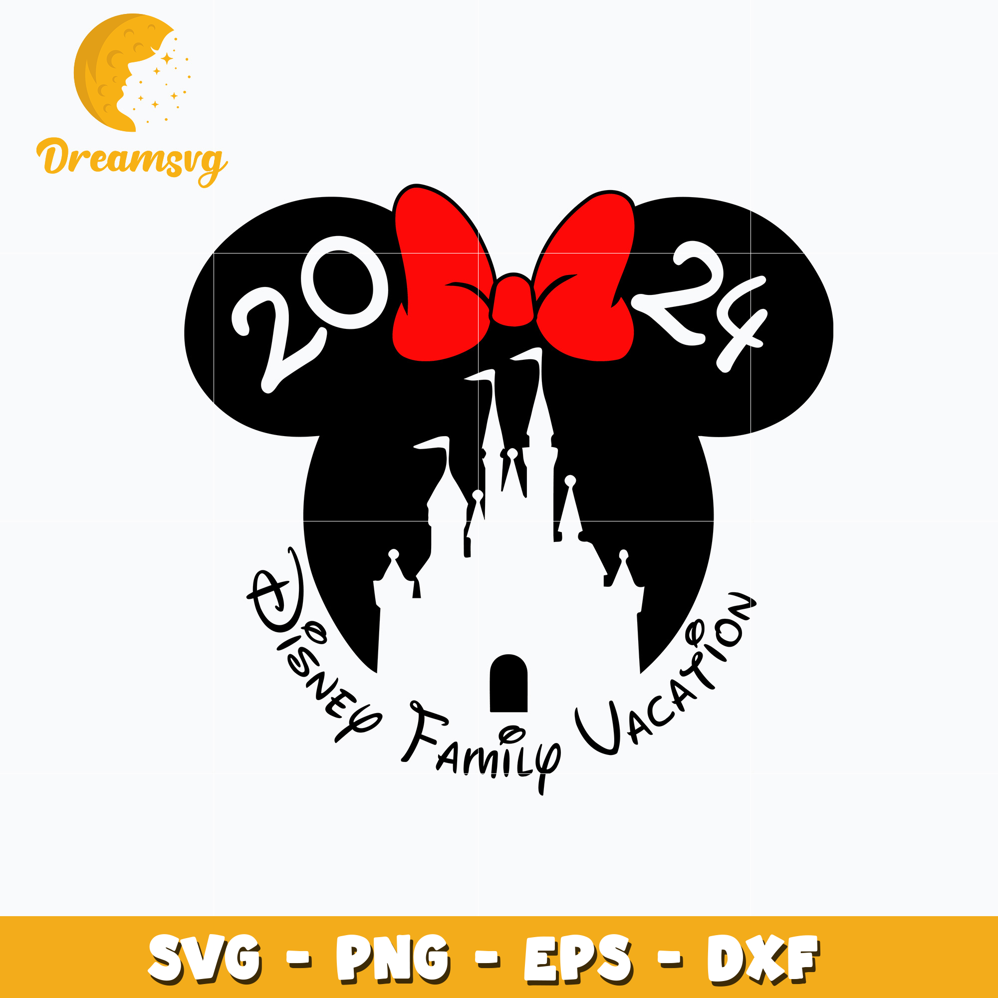 Minnie disney family vacation 2024 svg DreamSVG Store