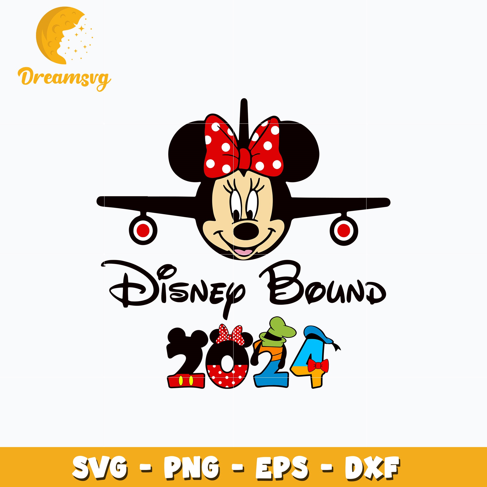 Minnie disney bound 2024 svg DreamSVG Store