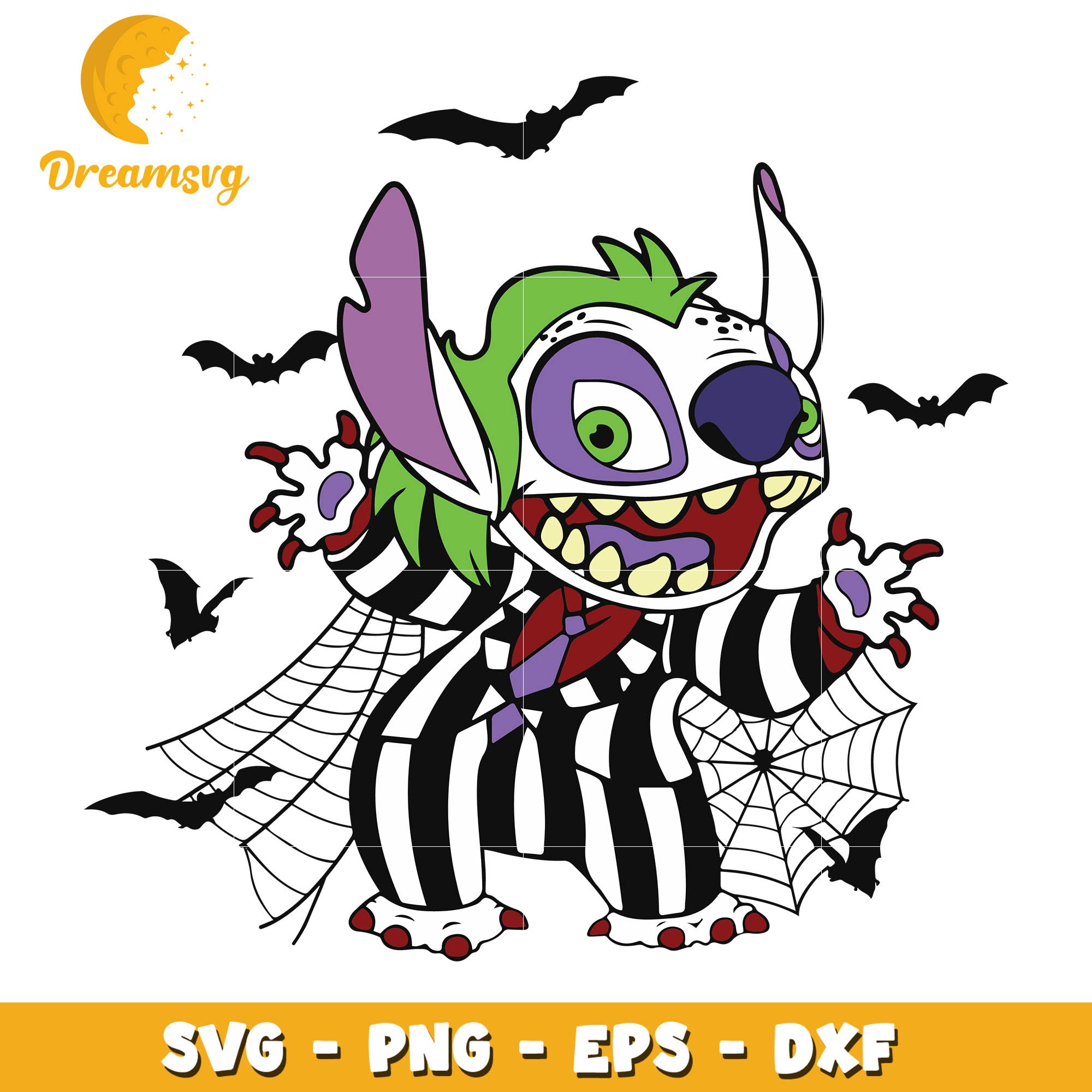 Stitch Beetlejuice svg, Halloween svg – DreamSVG Store