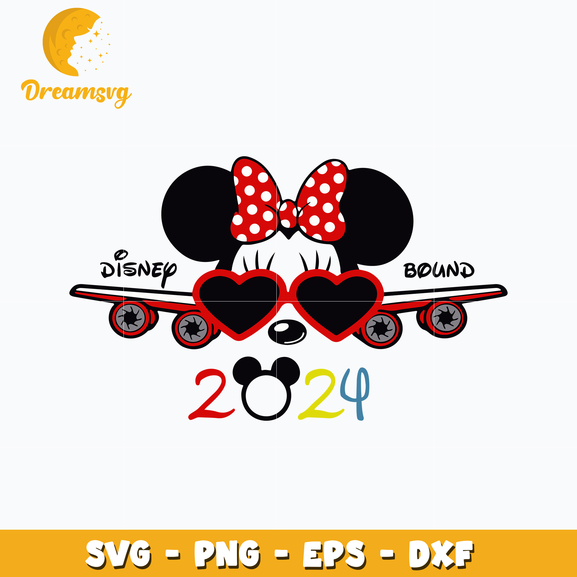 Minnie Mouse Disney Bound 2024 Svg DreamSVG Store   Disney Bound 2024 Girl 