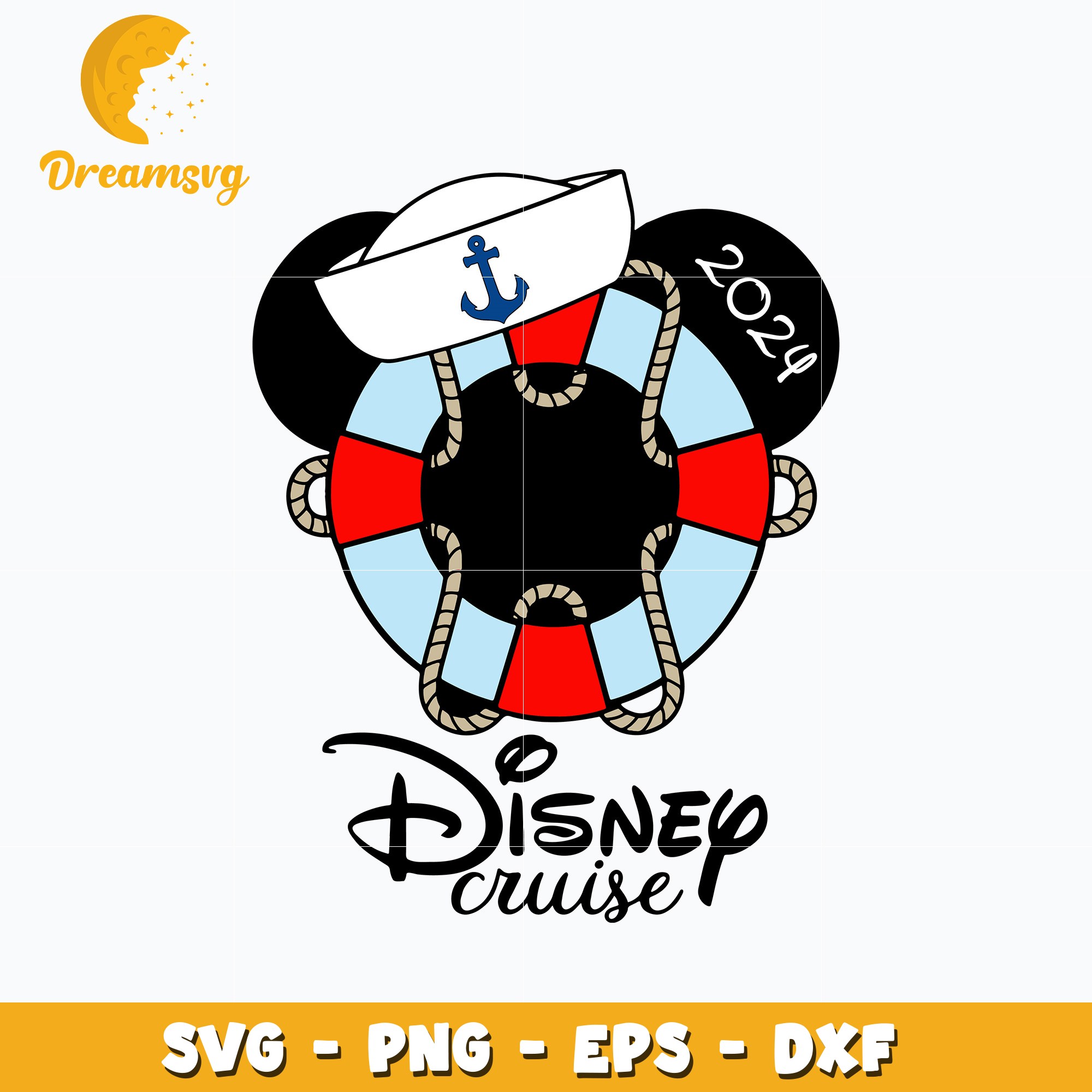 Mickey mouse disney cruise 2024 svg
