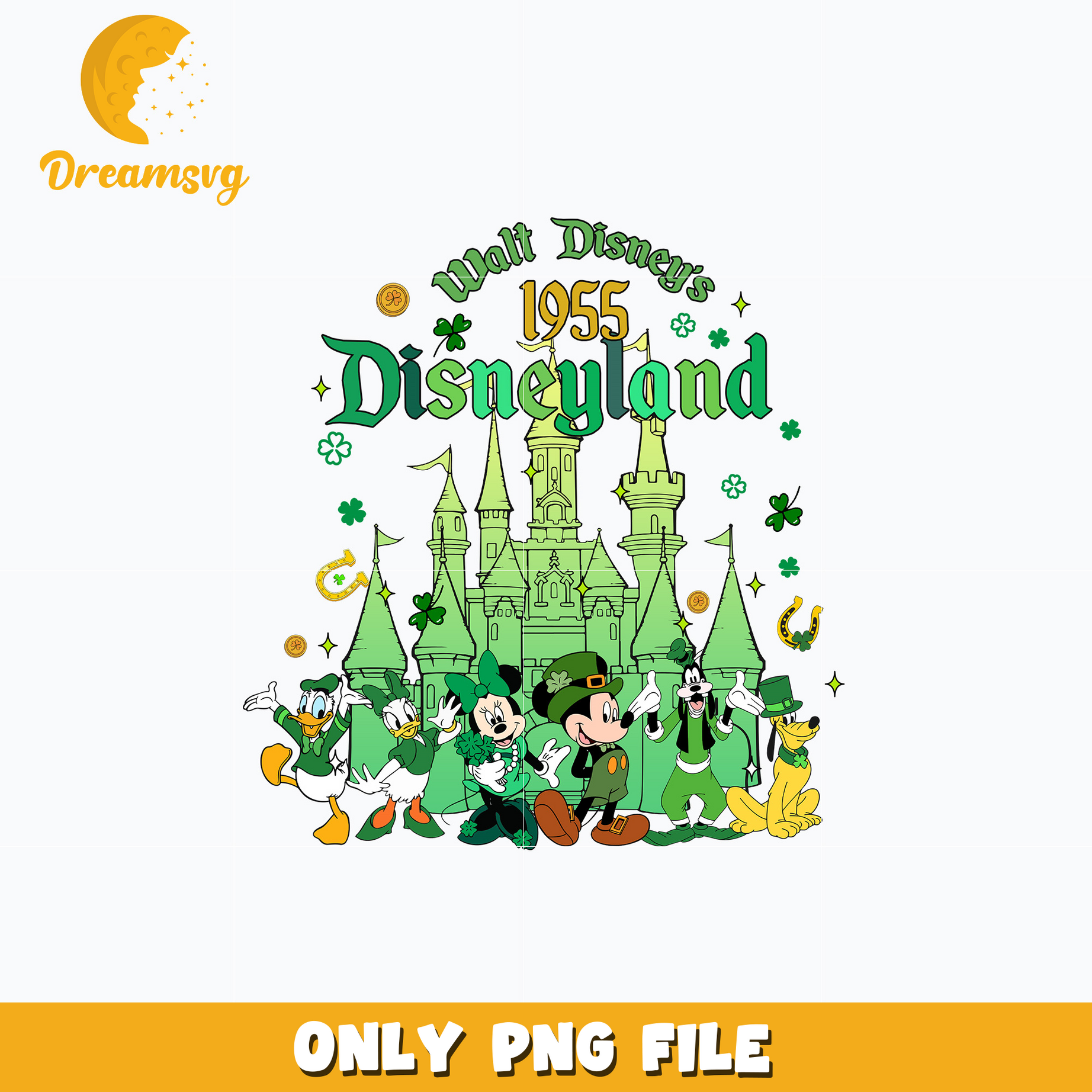 Walt disneys 1955 disneyland patrick's day png