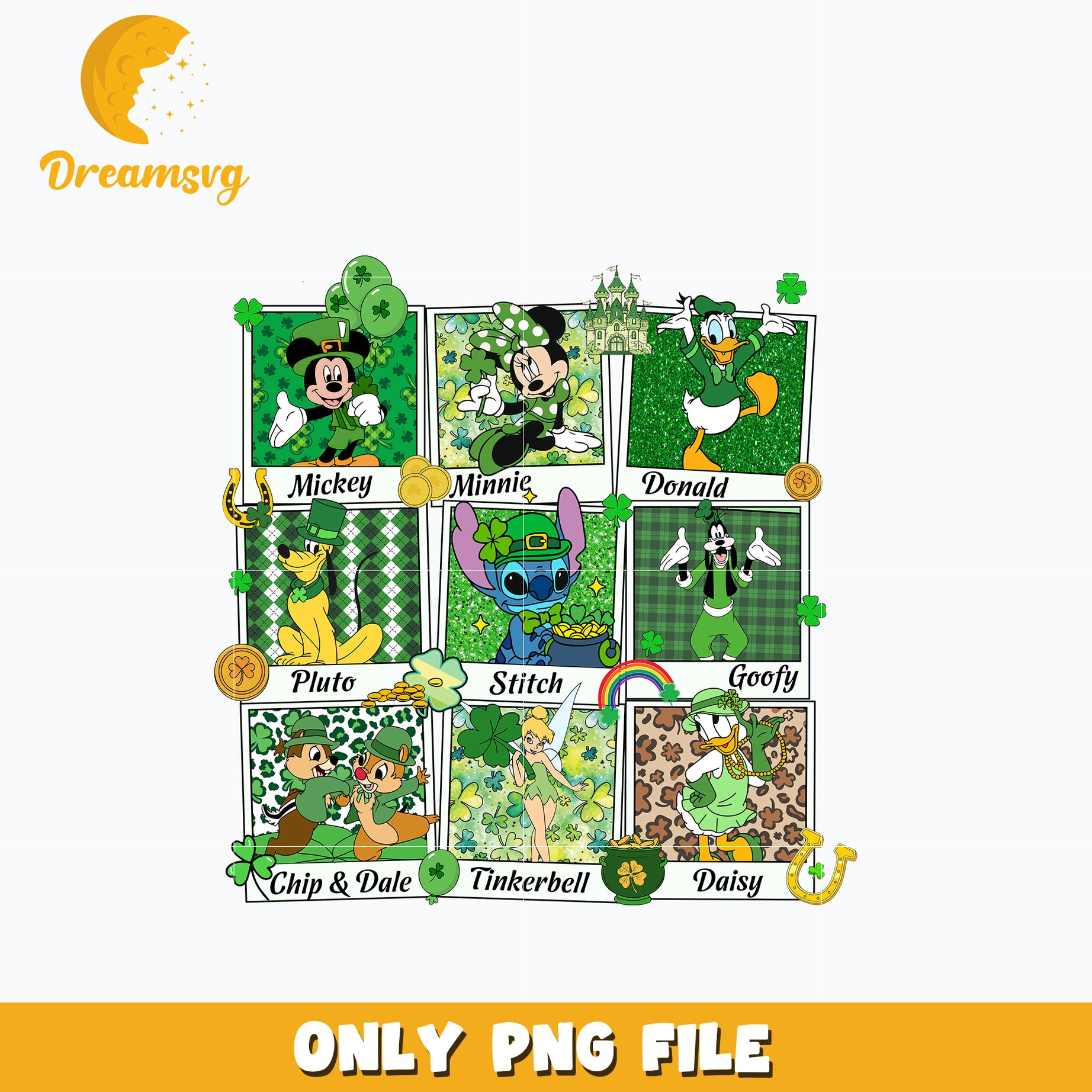 Disney Cartoon st patrick's day Png