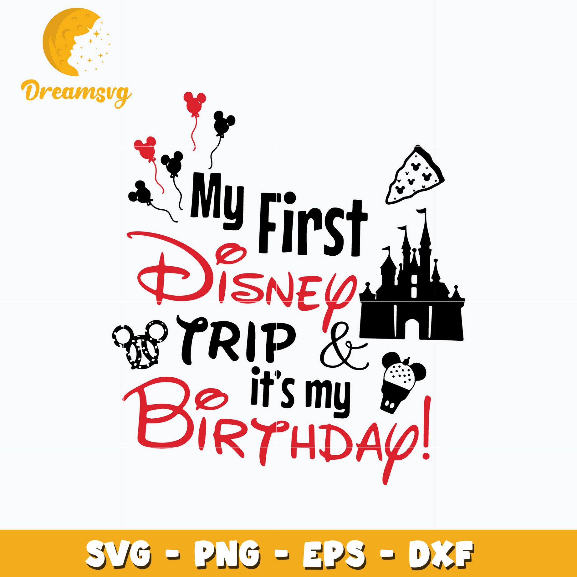 Mickey its my birthday svg