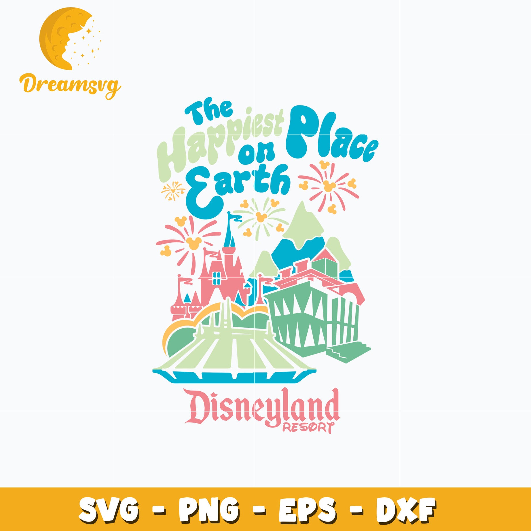 The Happiest Place on Earth svg
