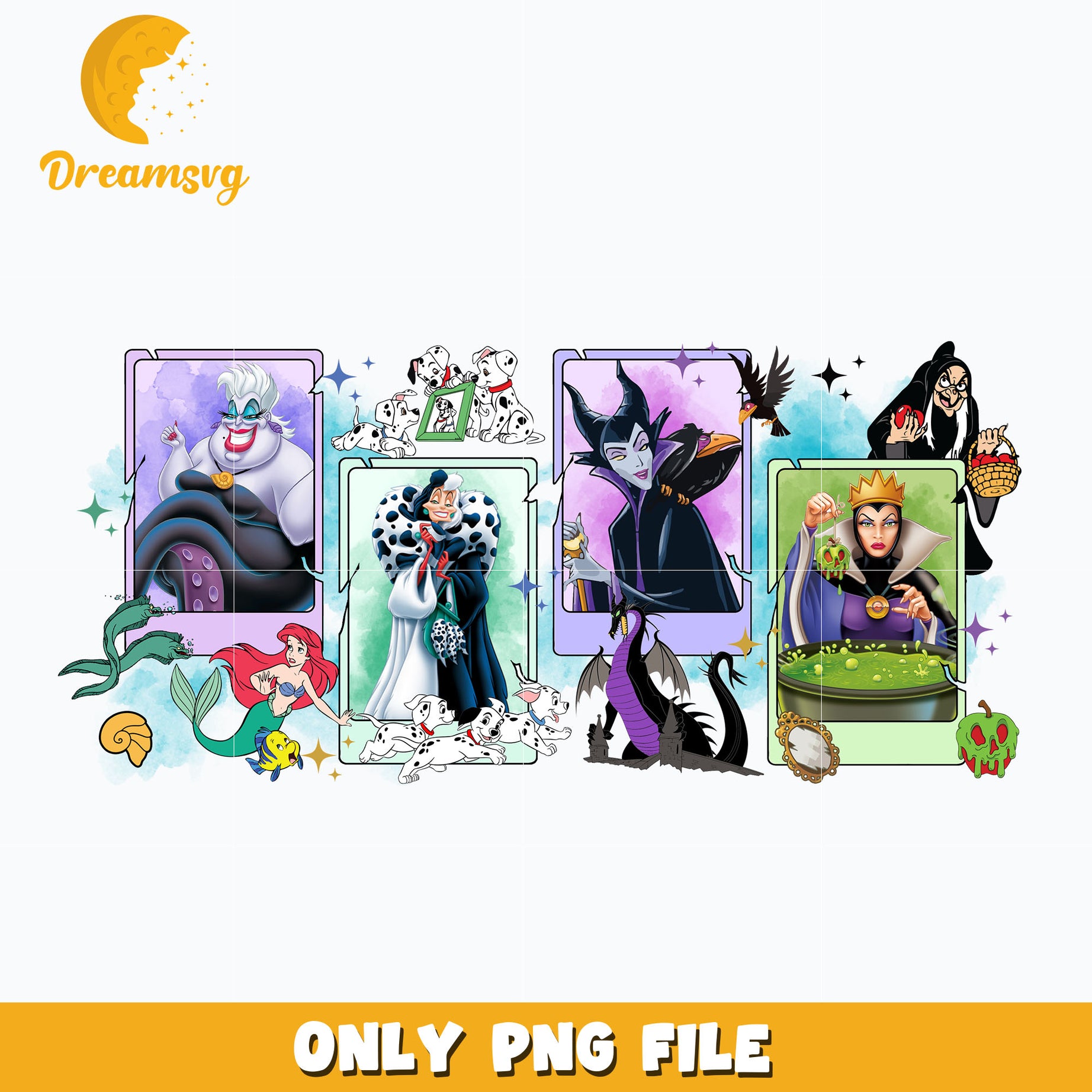 Disney villains halloween png