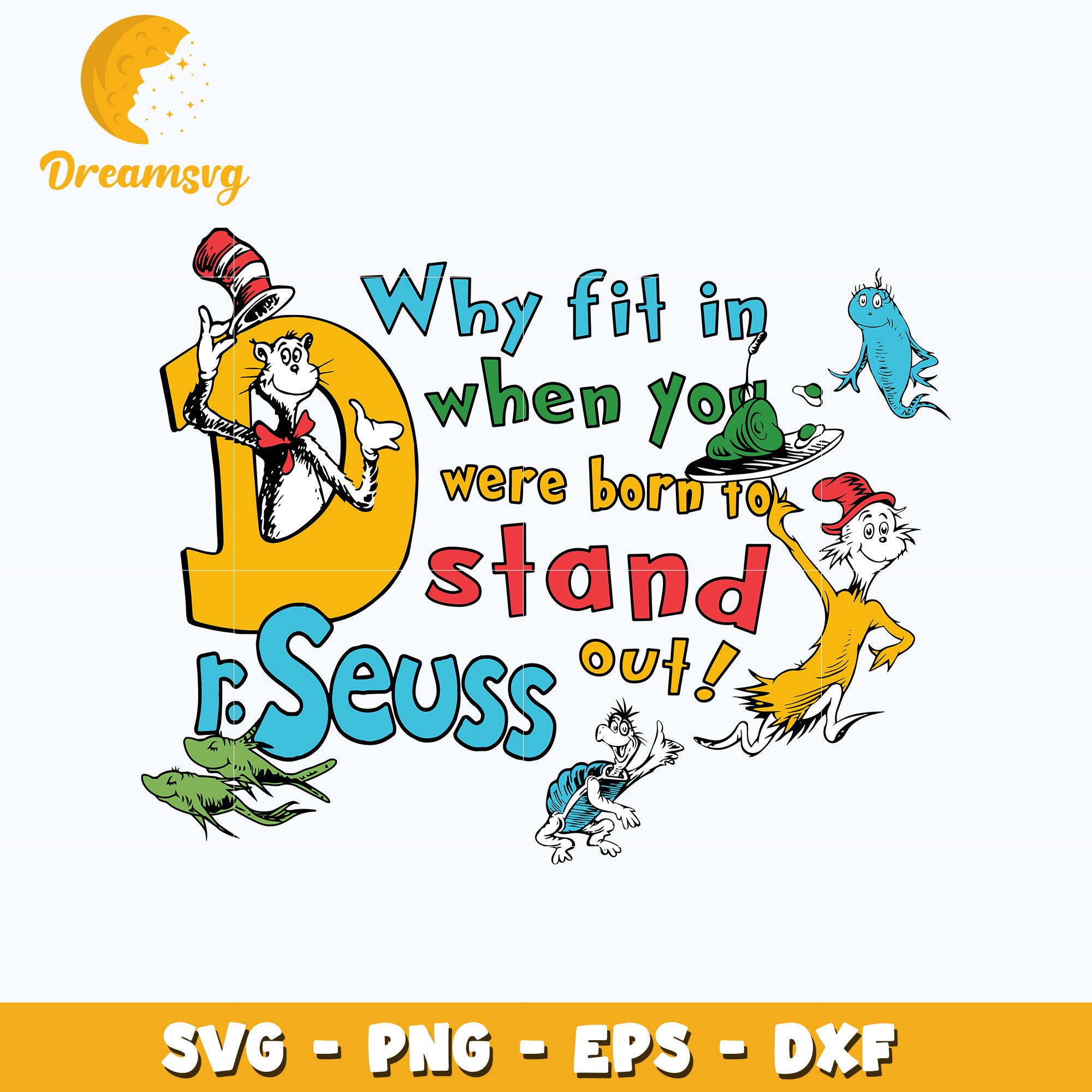 Stand out dr seuss svg – DreamSVG Store